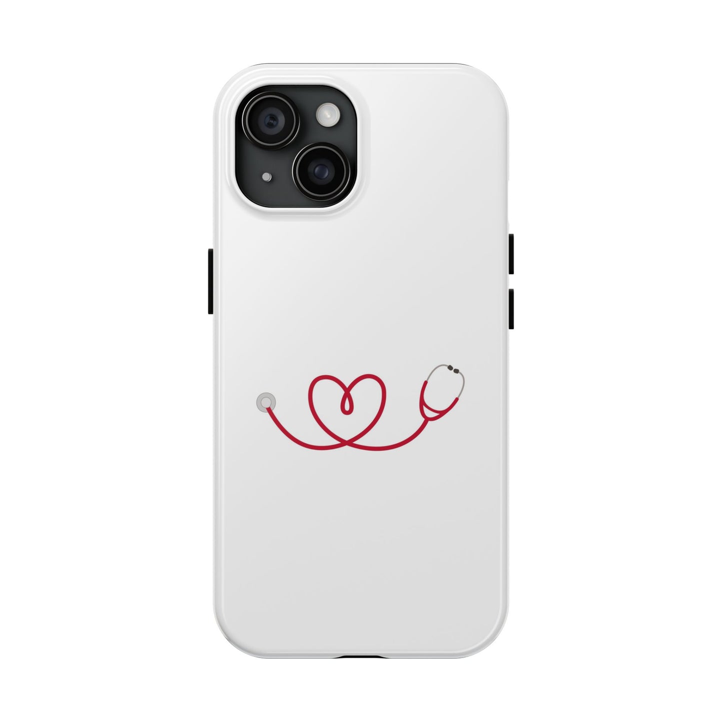 Stethoscope Heart - Tough iPhone Cases - Choose your Size