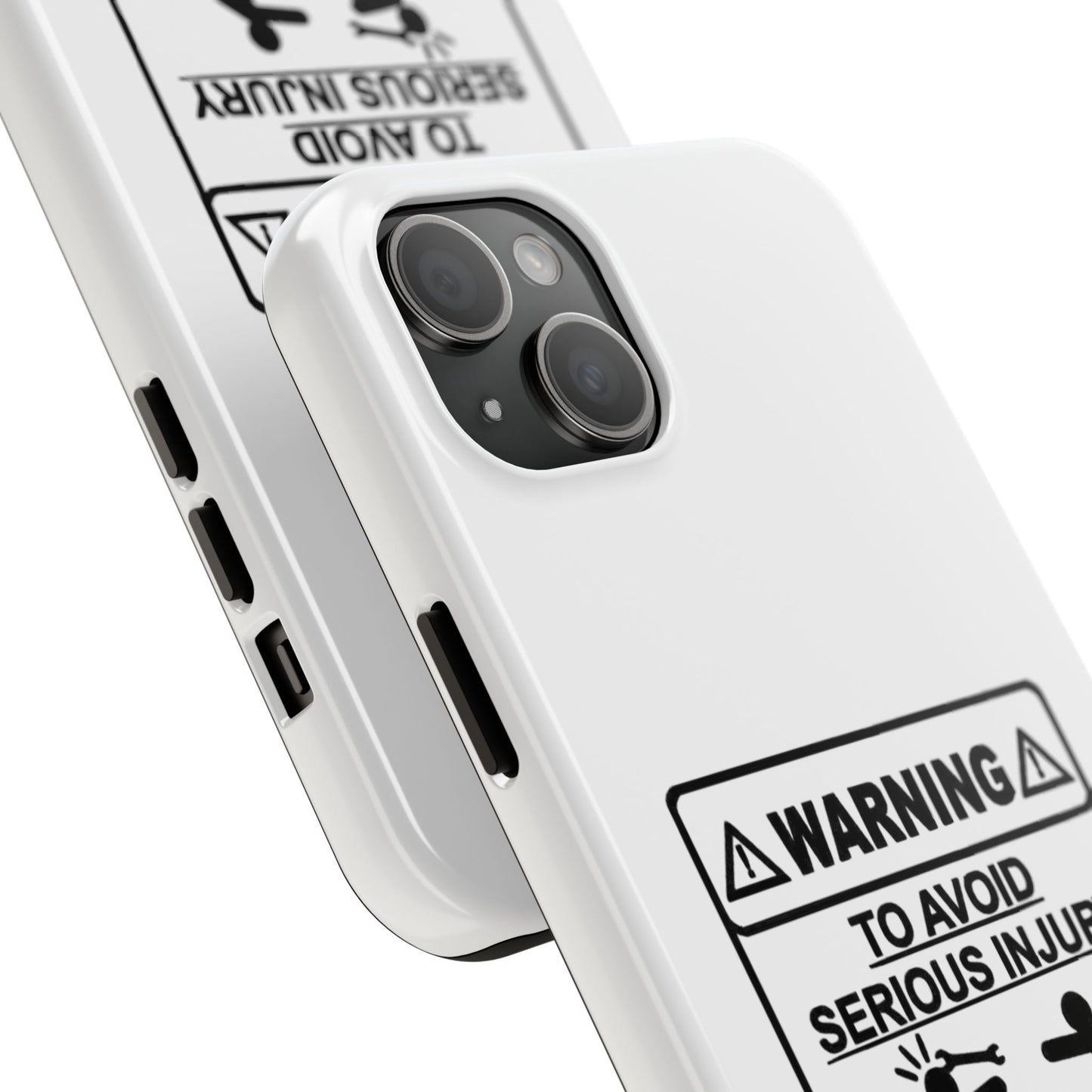 WARNING TO AVOID SERIOUS INJURY DON’T TELL MEMHOW TO DO MY JOB - Tough iPhone Cases - Choose your Size