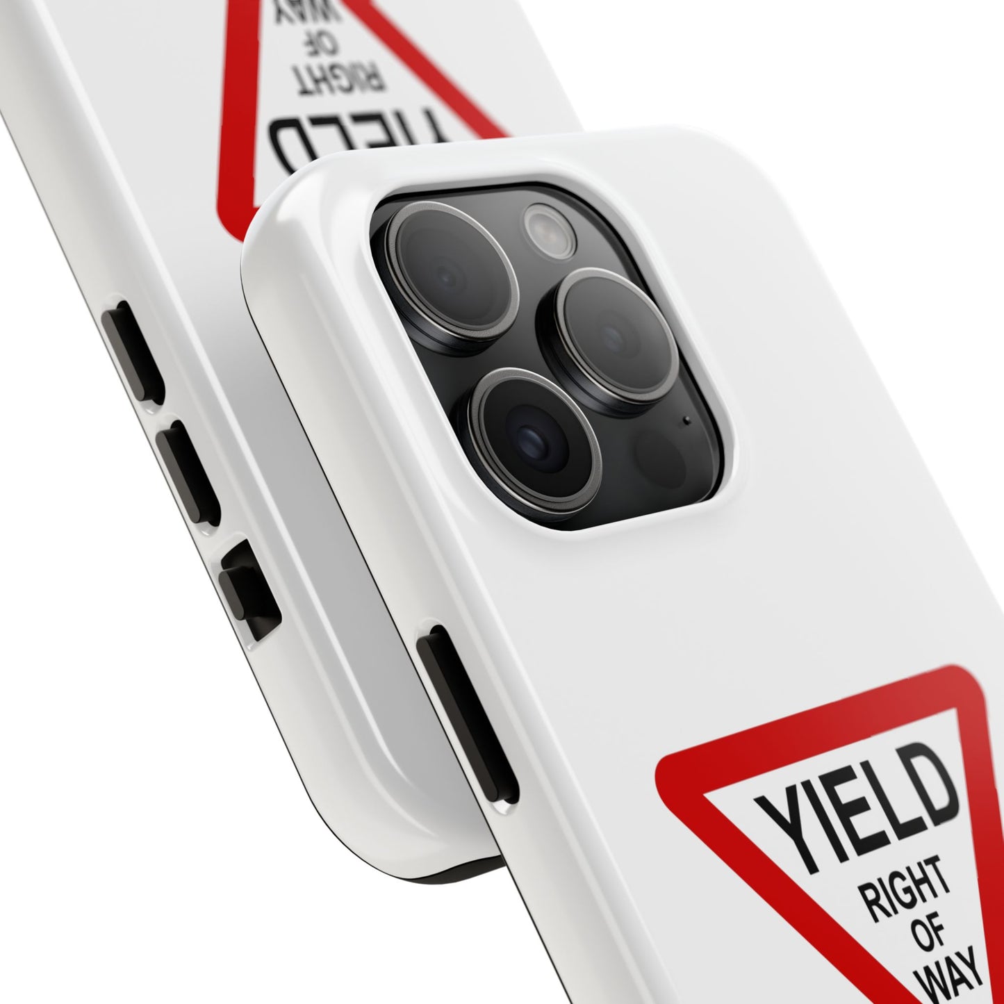 YIELD Right of Way - Tough iPhone Cases - Choose your Size