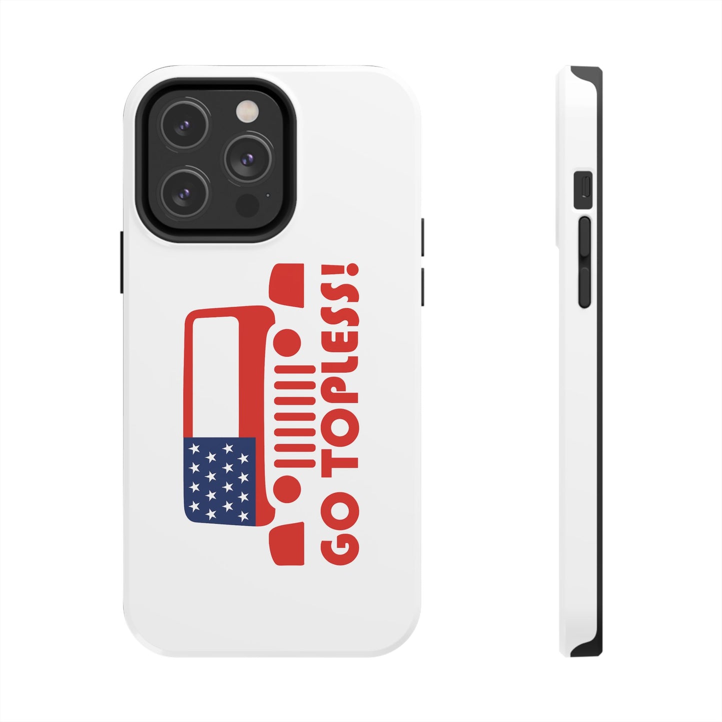 GO TOPLESS - Tough iPhone Cases - Choose your Size