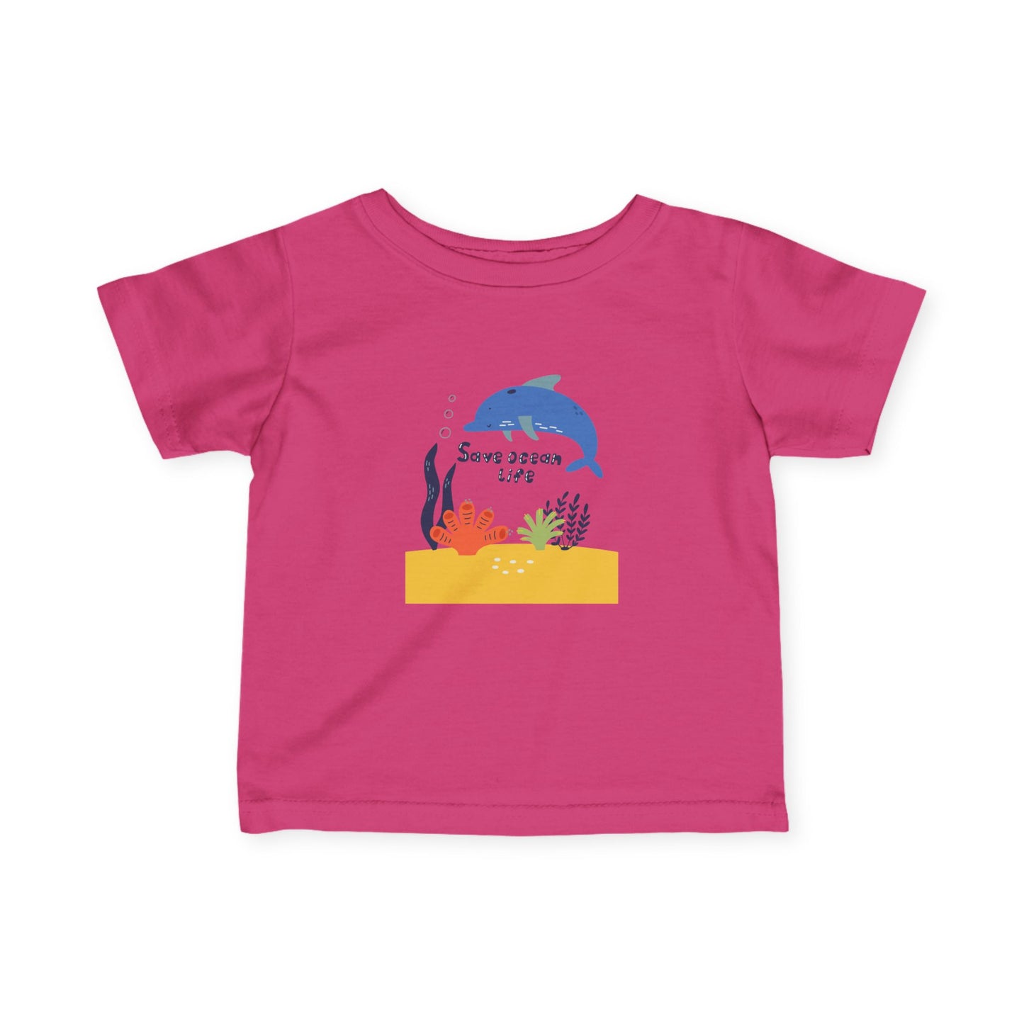 Save Ocean Life - Infant Tee, Cute Baby Shirt, Toddler Graphics, Baby Shower Gift, Nursery Decor