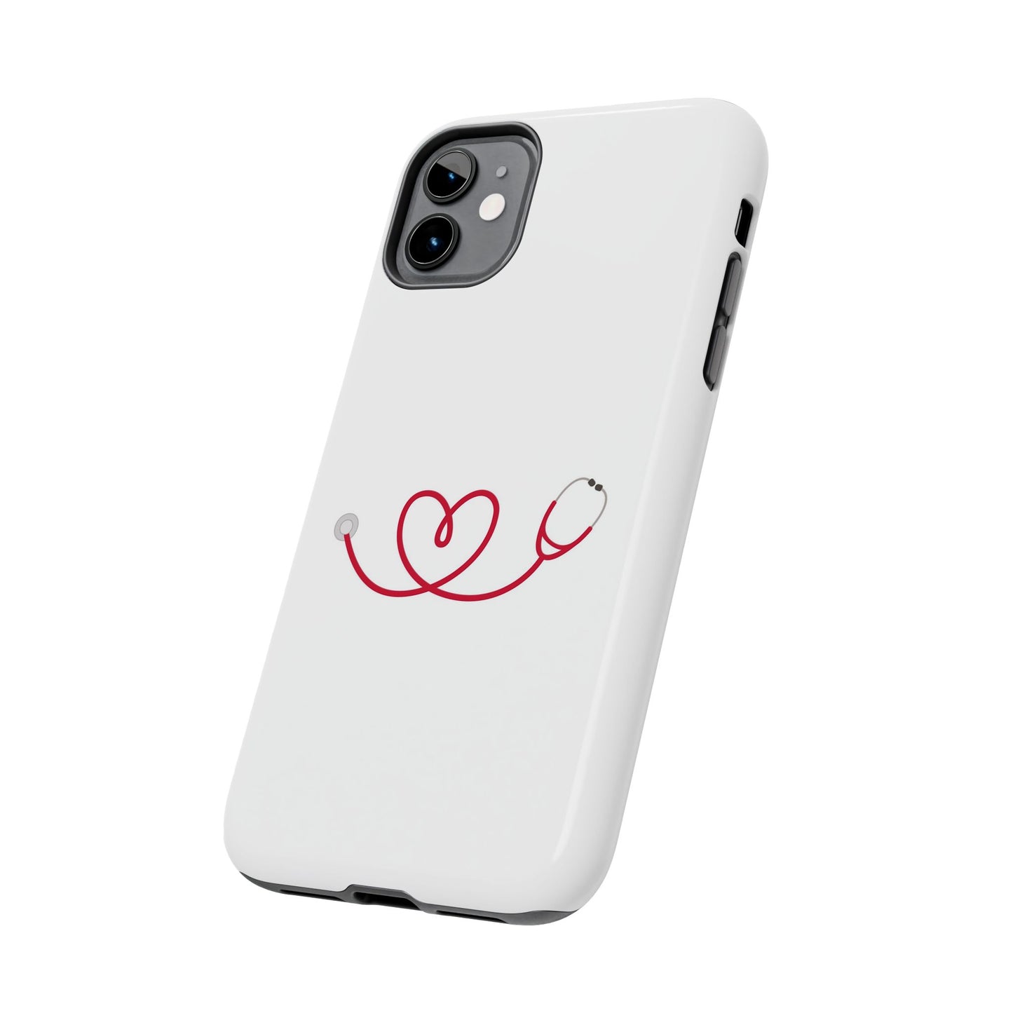 Stethoscope Heart - Tough iPhone Cases - Choose your Size