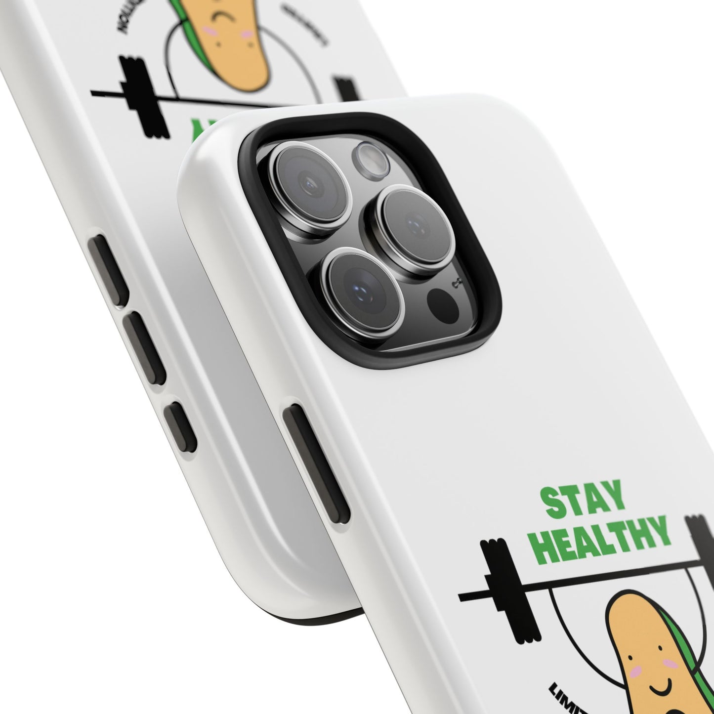 Stay Healthy Avocado - Tough iPhone Cases - Choose your Size