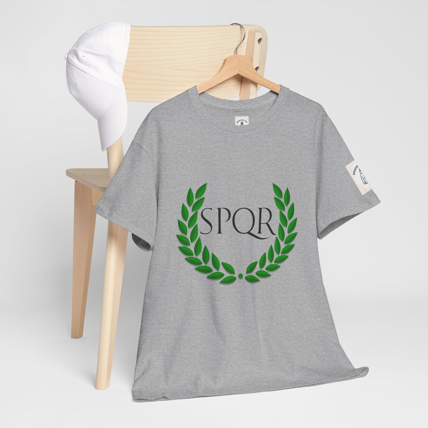 SPQR - Unisex Heavy Cotton Tee, Vintage Style Tee, Casual Wear, Summer Essentials, Gift for History Lovers