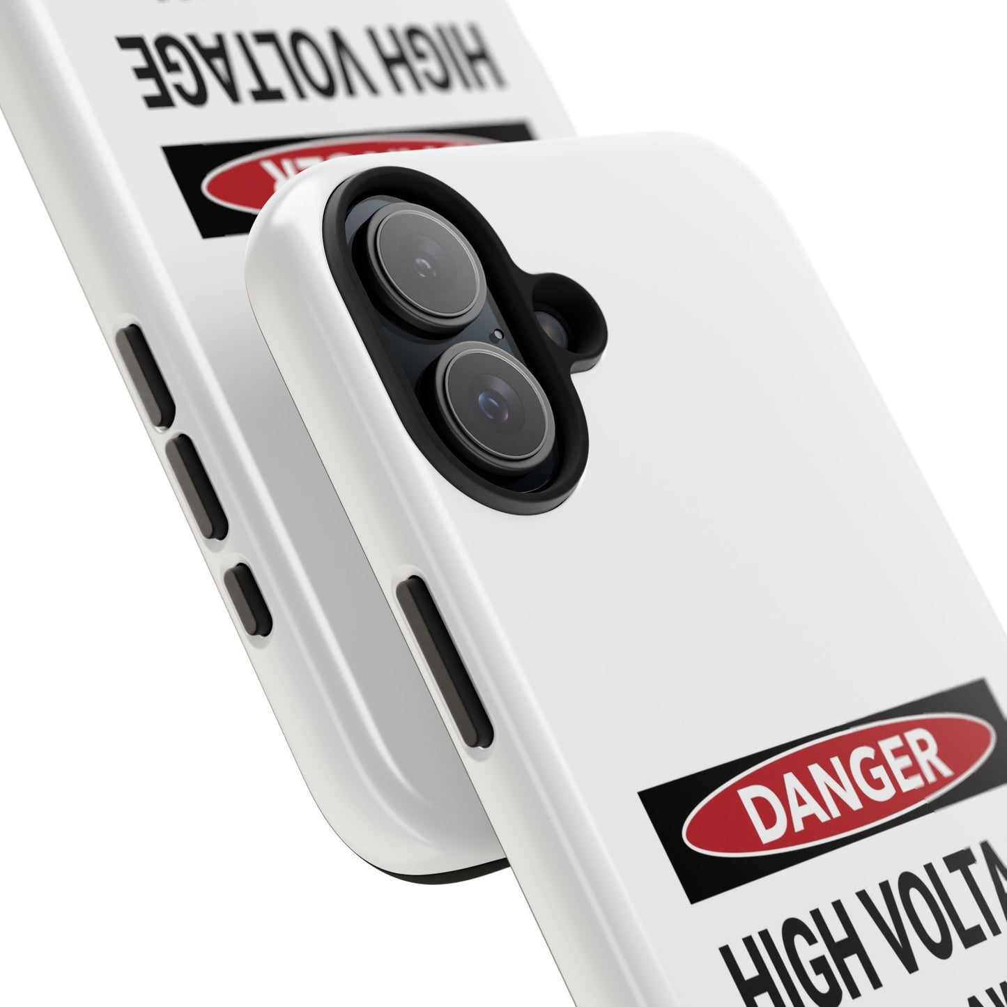 Danger High Voltage Keep Away - Tough iPhone Cases - Choose your Size