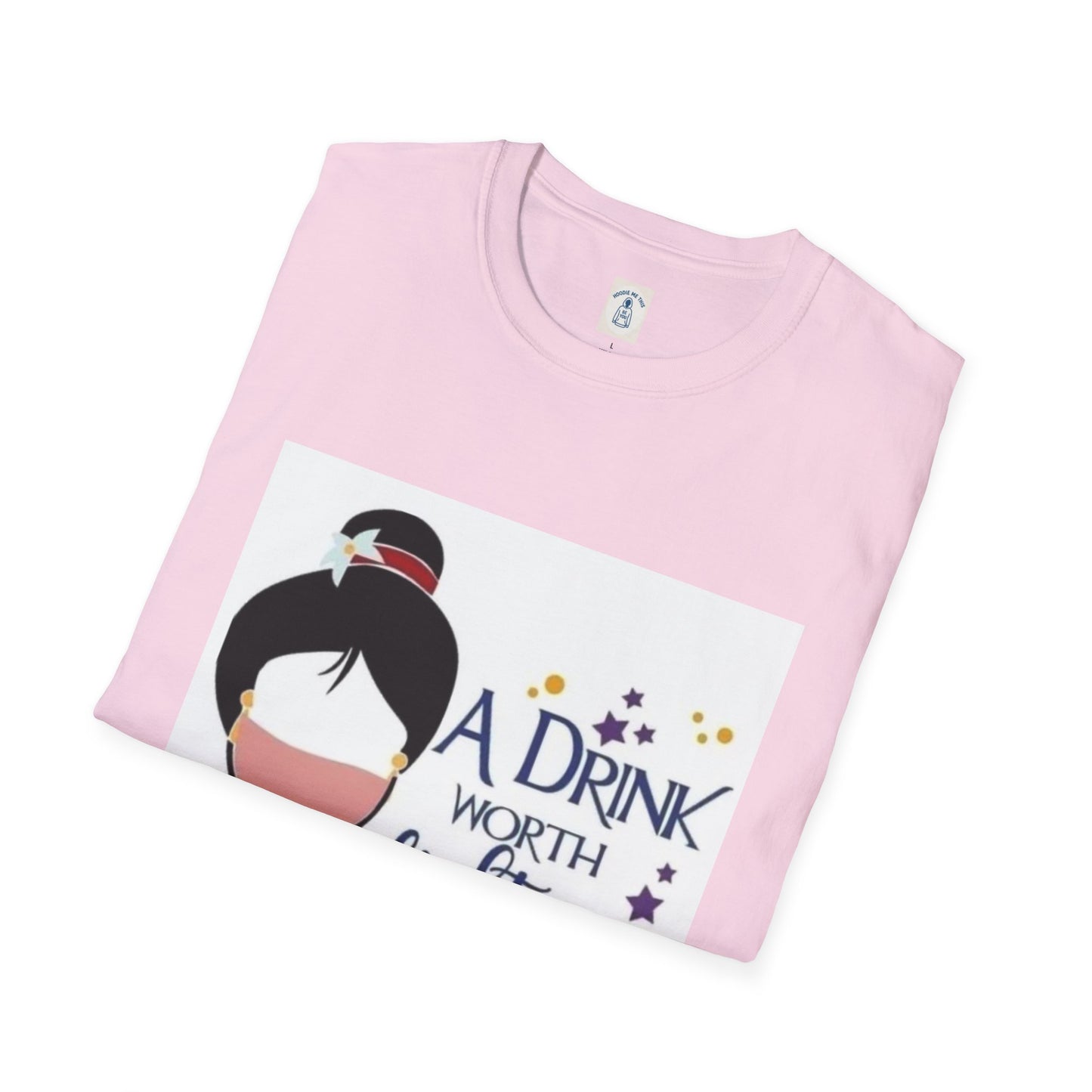 A Drink Worth Fighting For - Unisex Softstyle T-Shirt