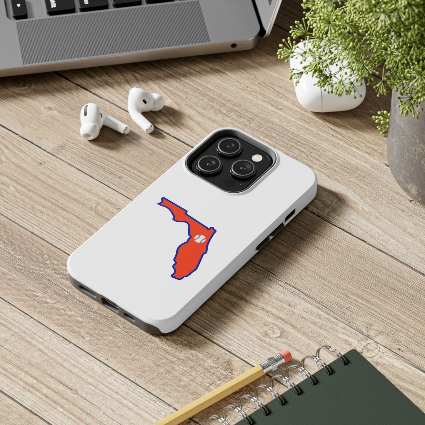 Florida Baseball - Tough iPhone Cases - Choose your Size