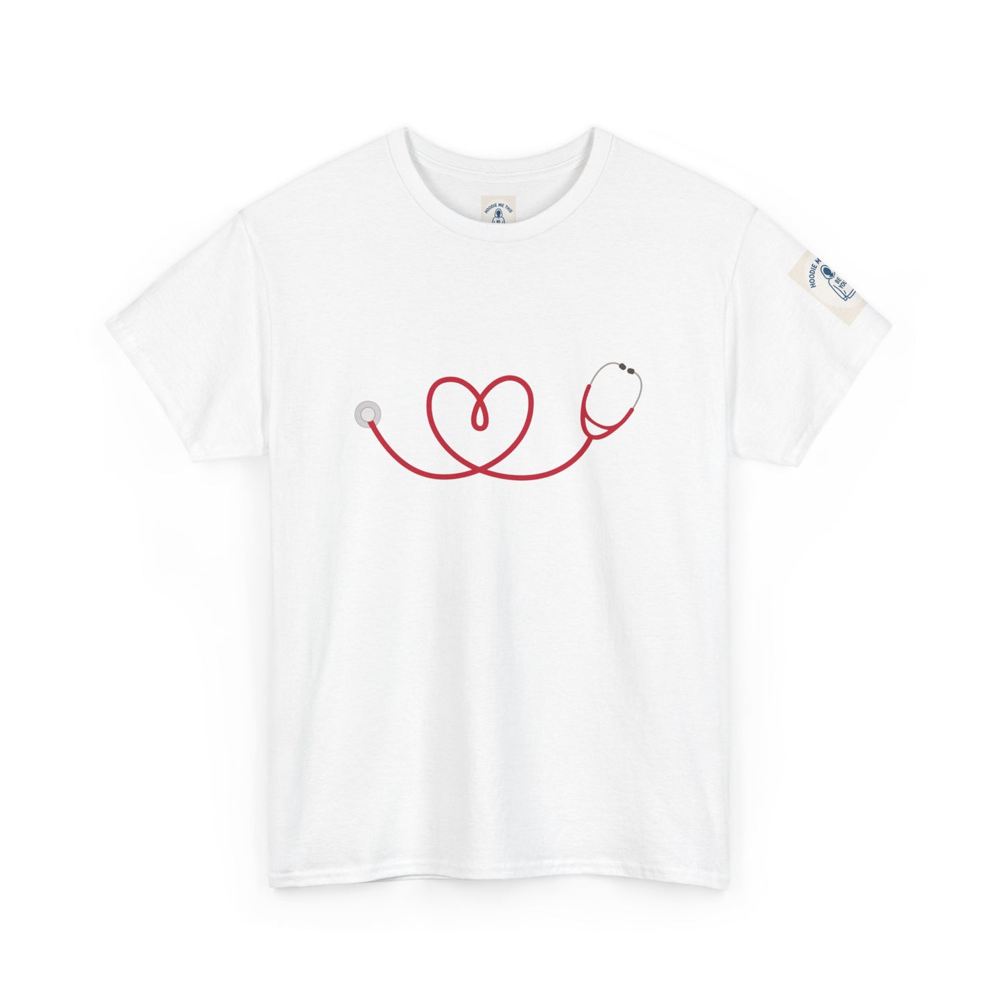 Stethoscope Heart - Unisex Heavy Cotton Tee
