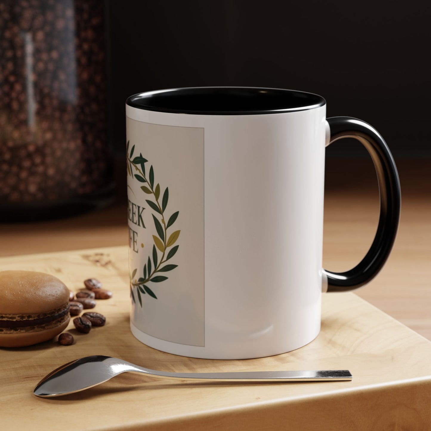 Greek Life Accent Coffee Mug | Perfect for Sororities, College Gifts, Friends, Graduations, Home Decor