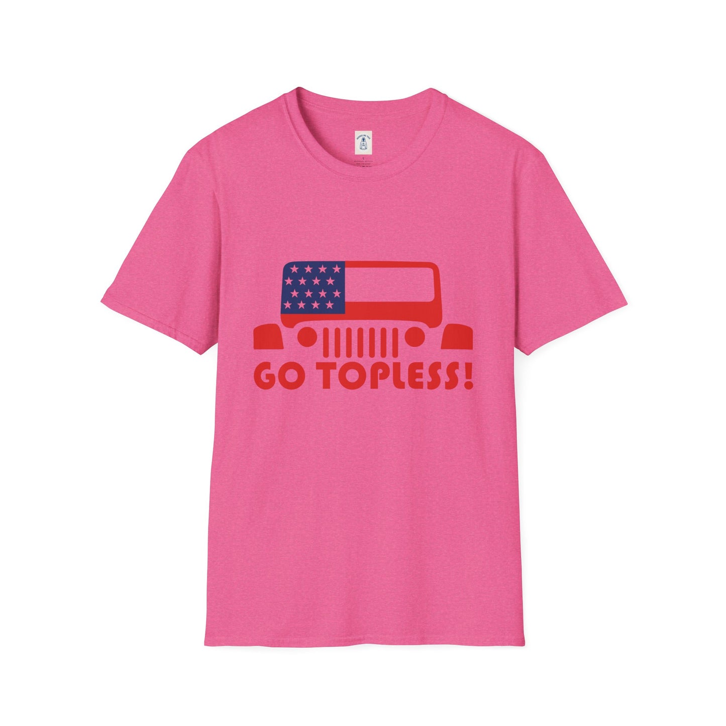 GO TOPLESS - Unisex Softstyle T-Shirt