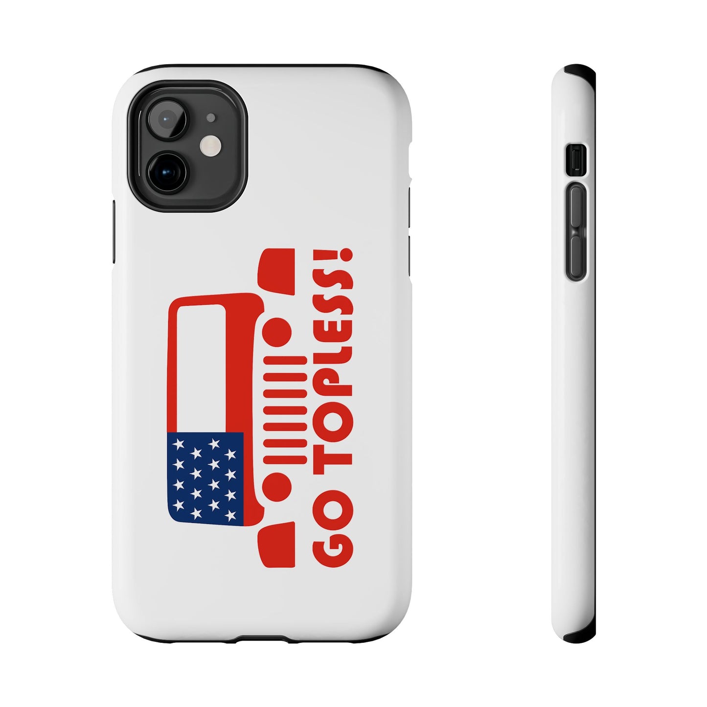 GO TOPLESS - Tough iPhone Cases - Choose your Size