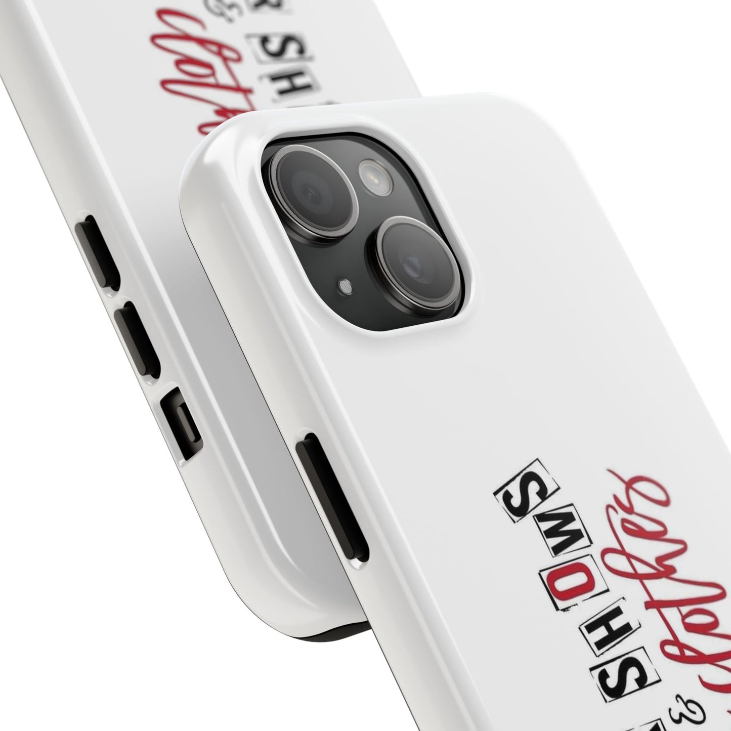 MURDER SHOWS & comfy clothes - Tough iPhone Cases - Choose your Size