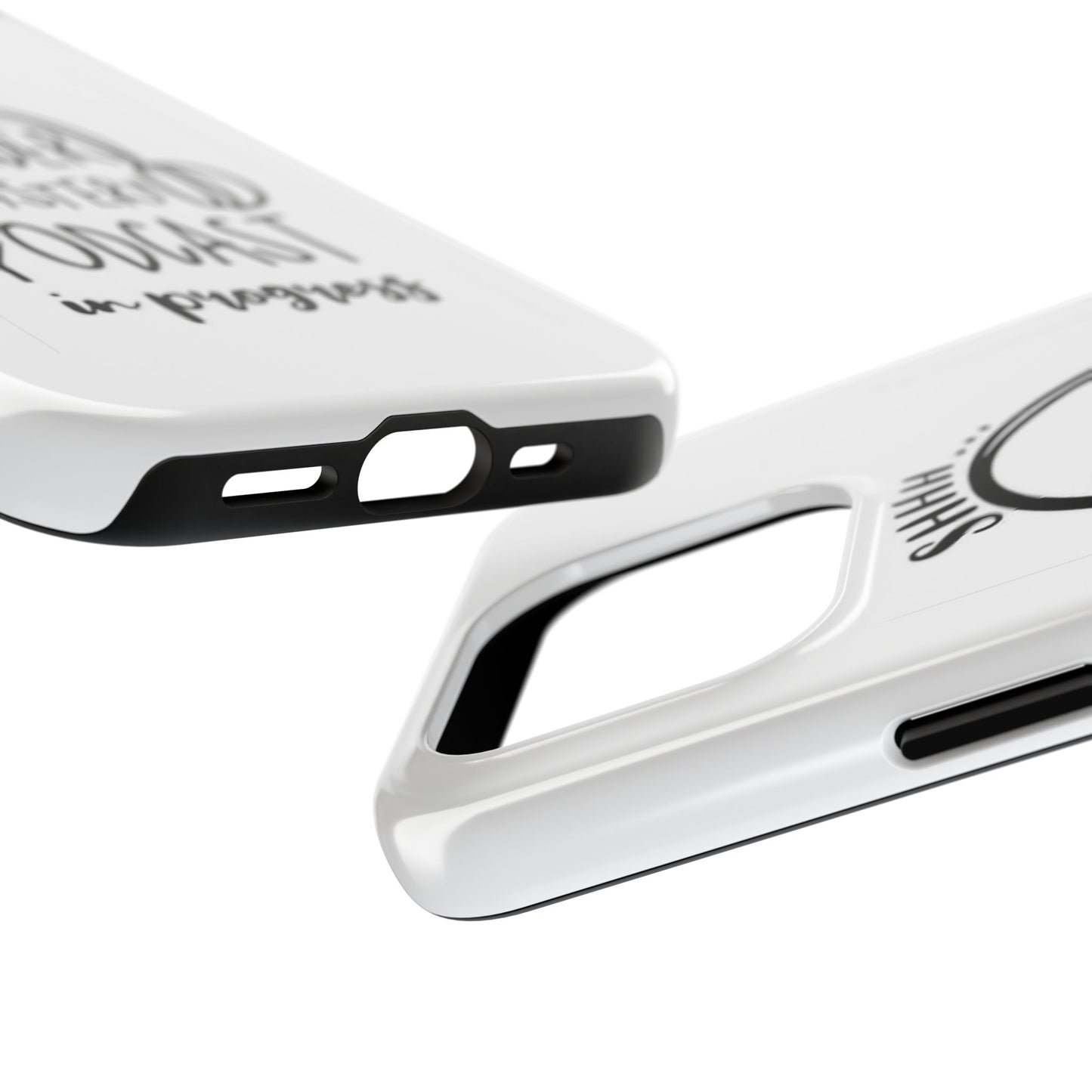 Shhh Murder Mystery Podcast in Progress… - Tough iPhone Cases - Choose your Size