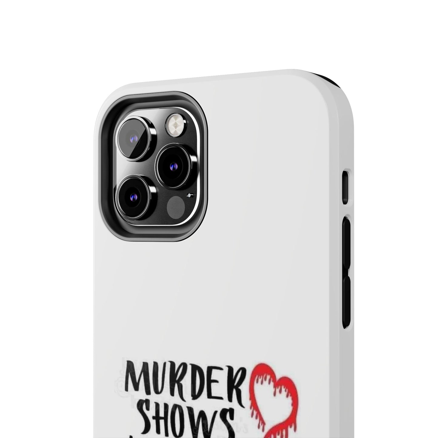 Murder Shows & Comfy Clothes - Tough iPhone Cases - Choose your Size