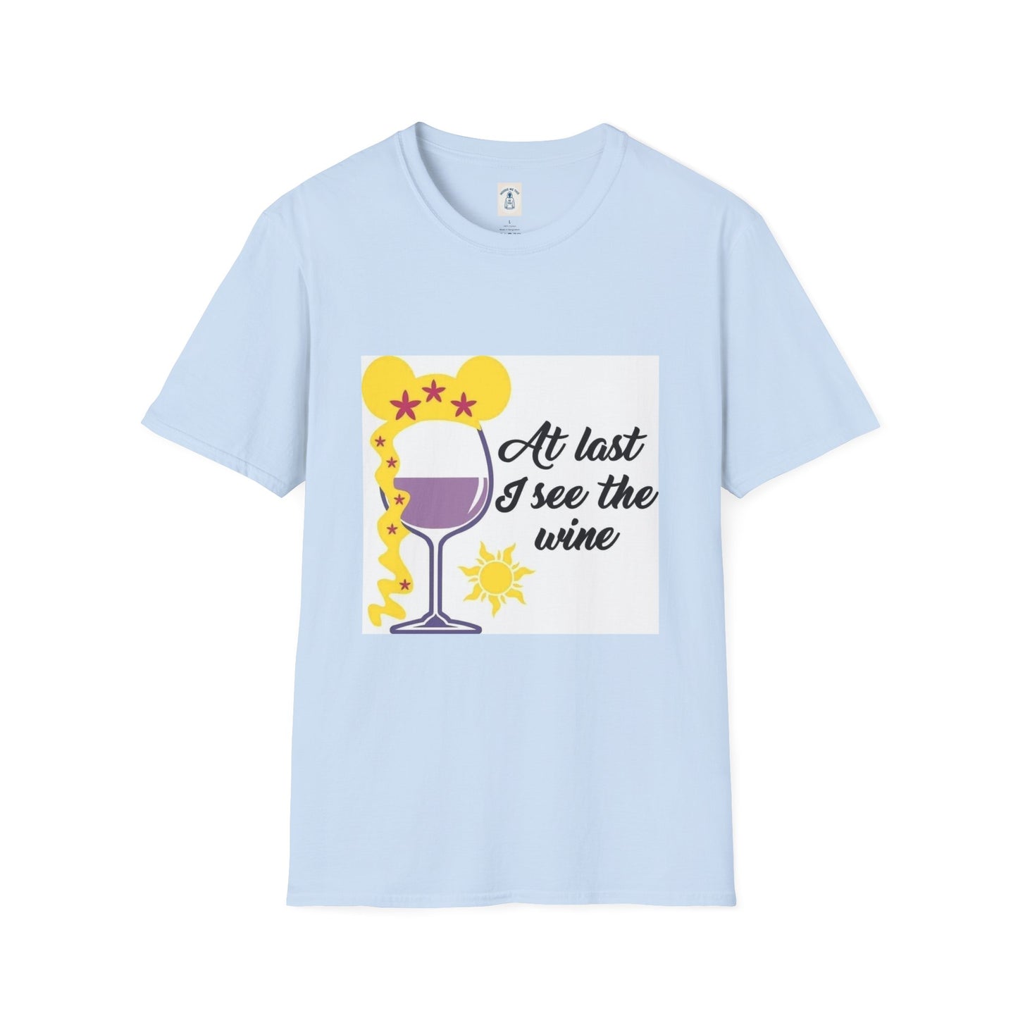 At Last I See the Wine - Unisex Softstyle T-Shirt