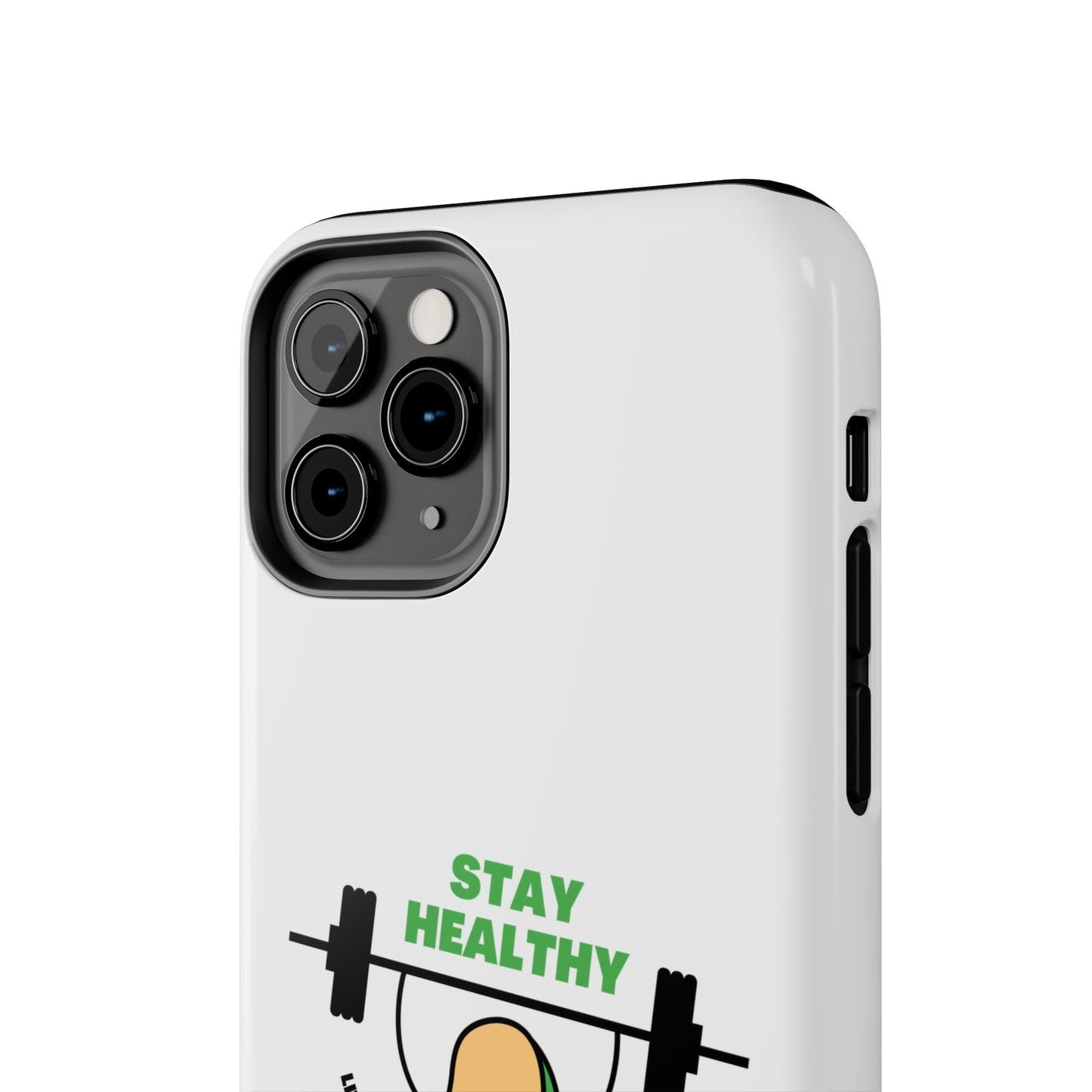 Stay Healthy Avocado - Tough iPhone Cases - Choose your Size