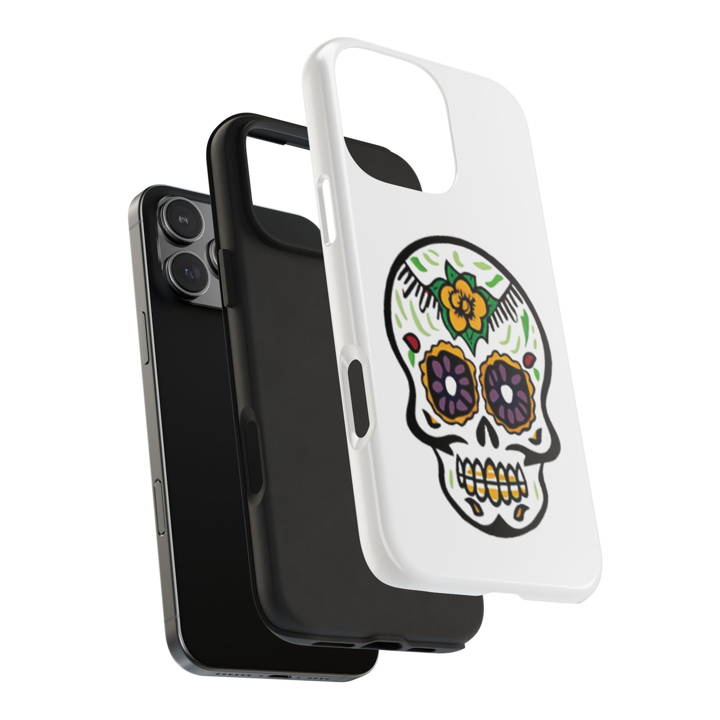 Colorful Skull - Tough iPhone Cases - Choose your Size