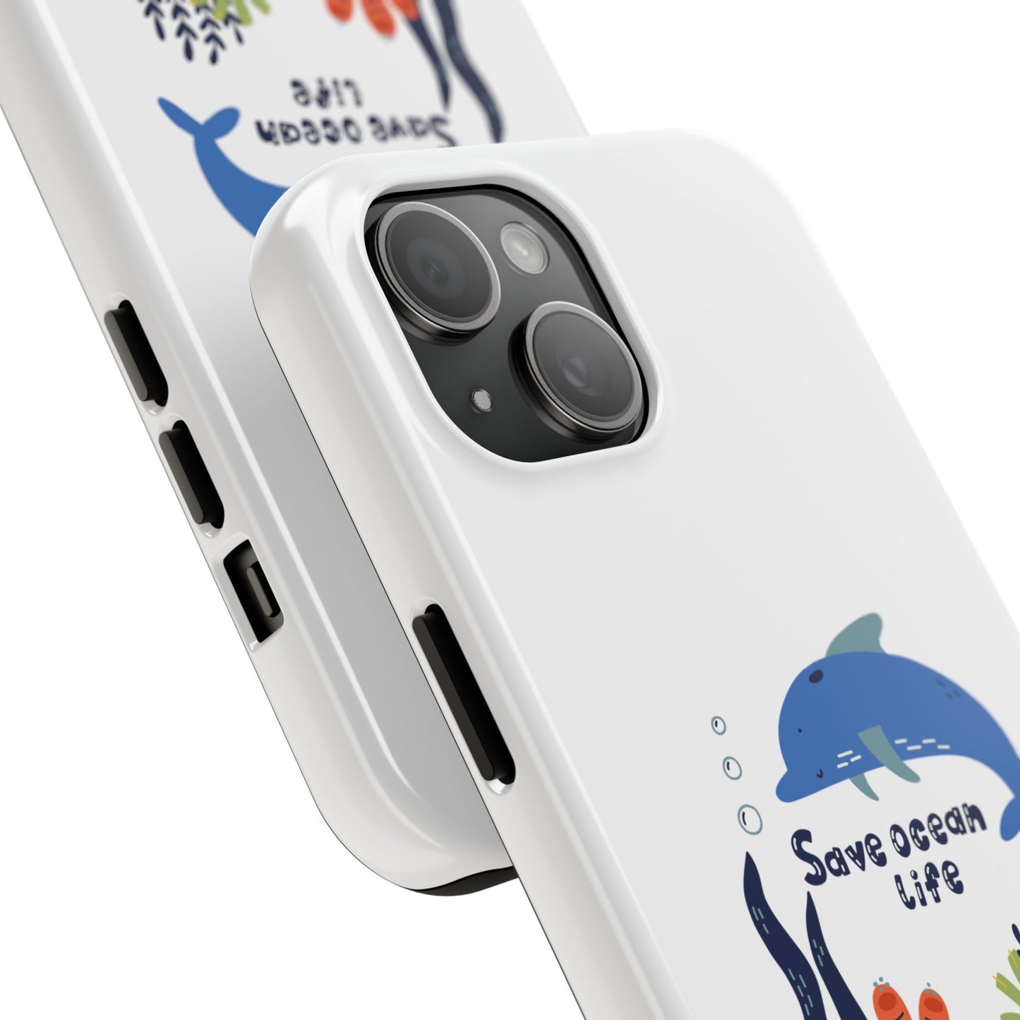 Save Ocean Life - Tough iPhone Cases - Choose your Size