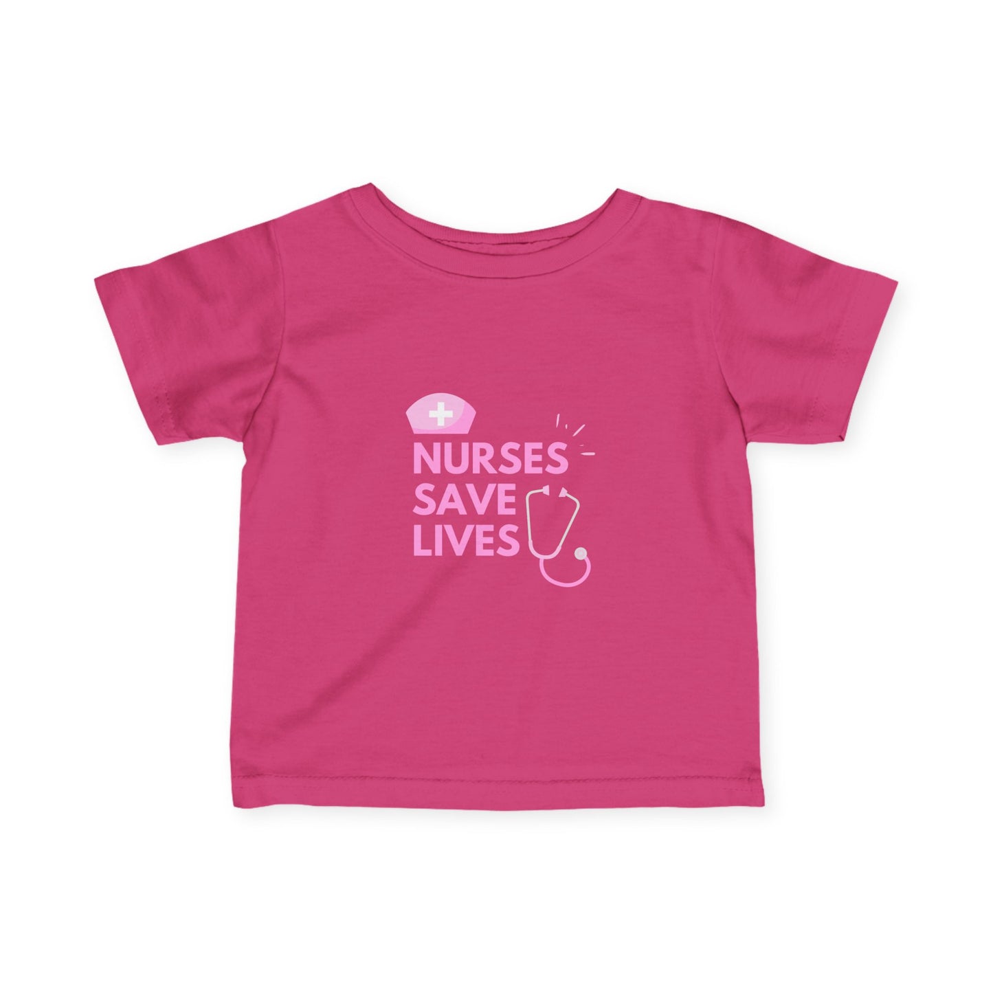 Nurses Save Lives - Infant Tee, Cute Baby Shirt, Nursery Decor