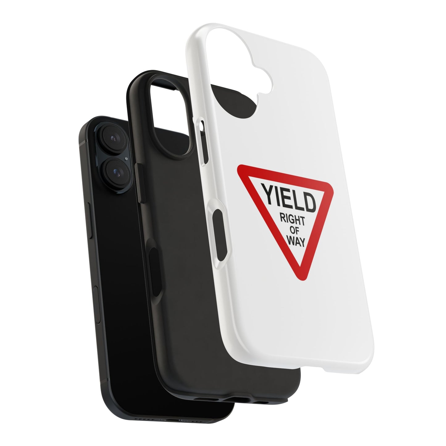 YIELD Right of Way - Tough iPhone Cases - Choose your Size