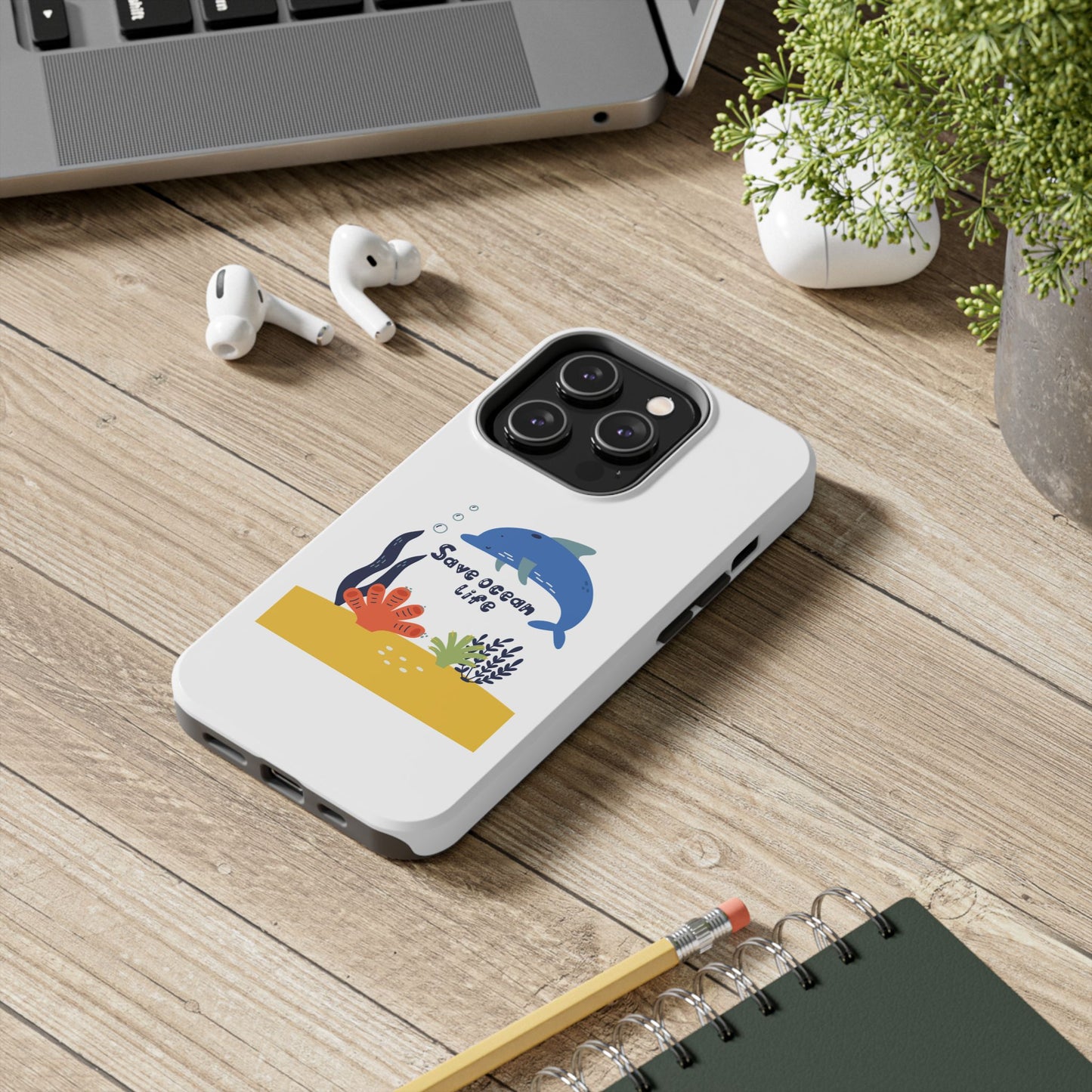Save Ocean Life - Tough iPhone Cases - Choose your Size