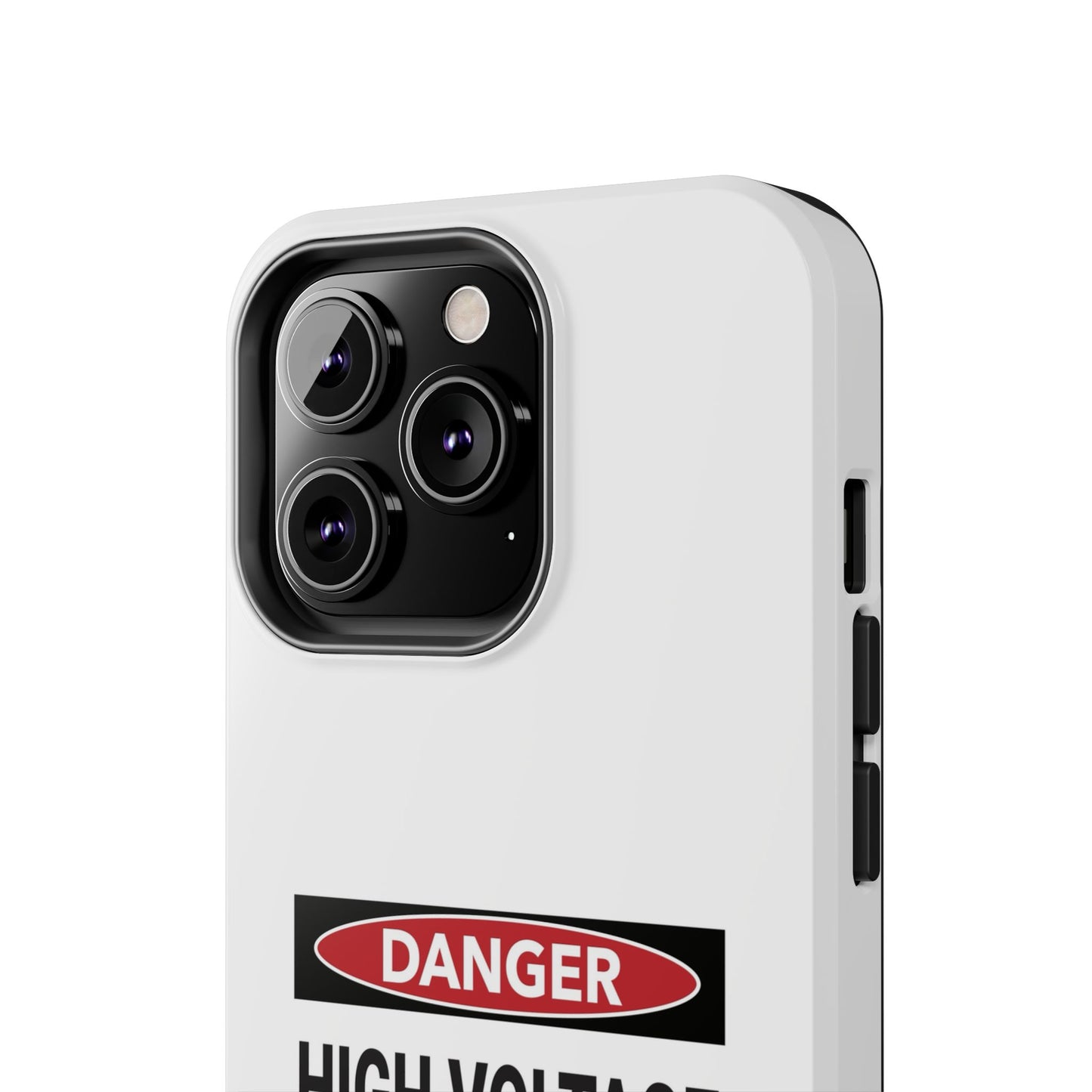 Danger High Voltage Keep Away - Tough iPhone Cases - Choose your Size