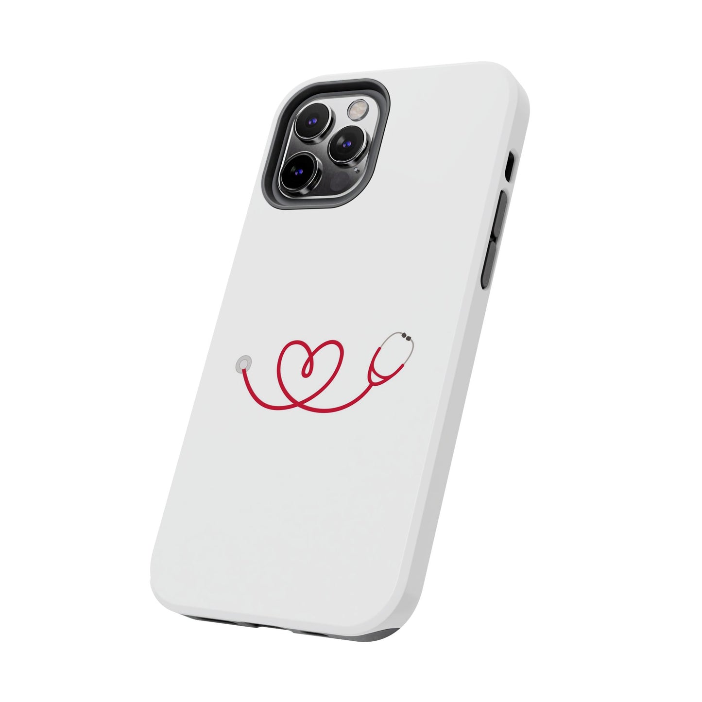 Stethoscope Heart - Tough iPhone Cases - Choose your Size