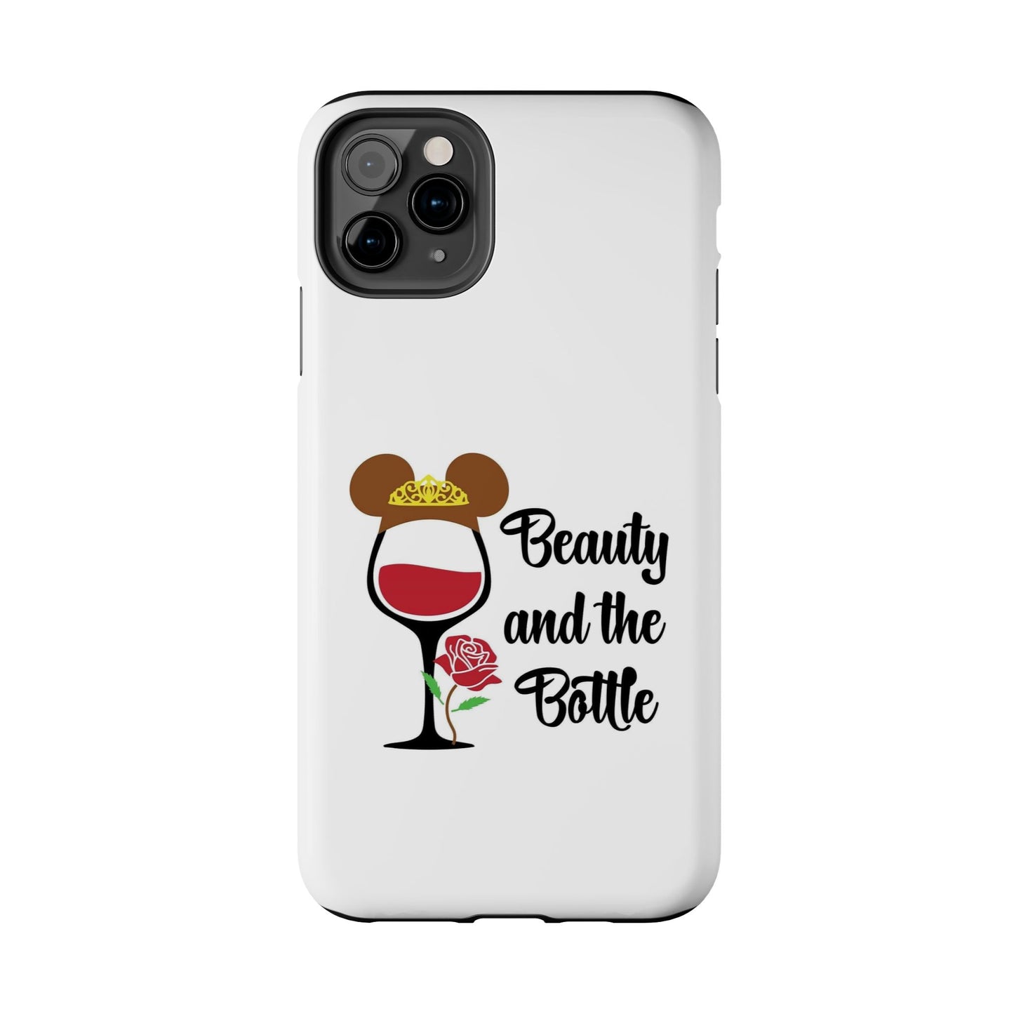 Beauty and the Bottle - Tough iPhone Cases - Choose your Size