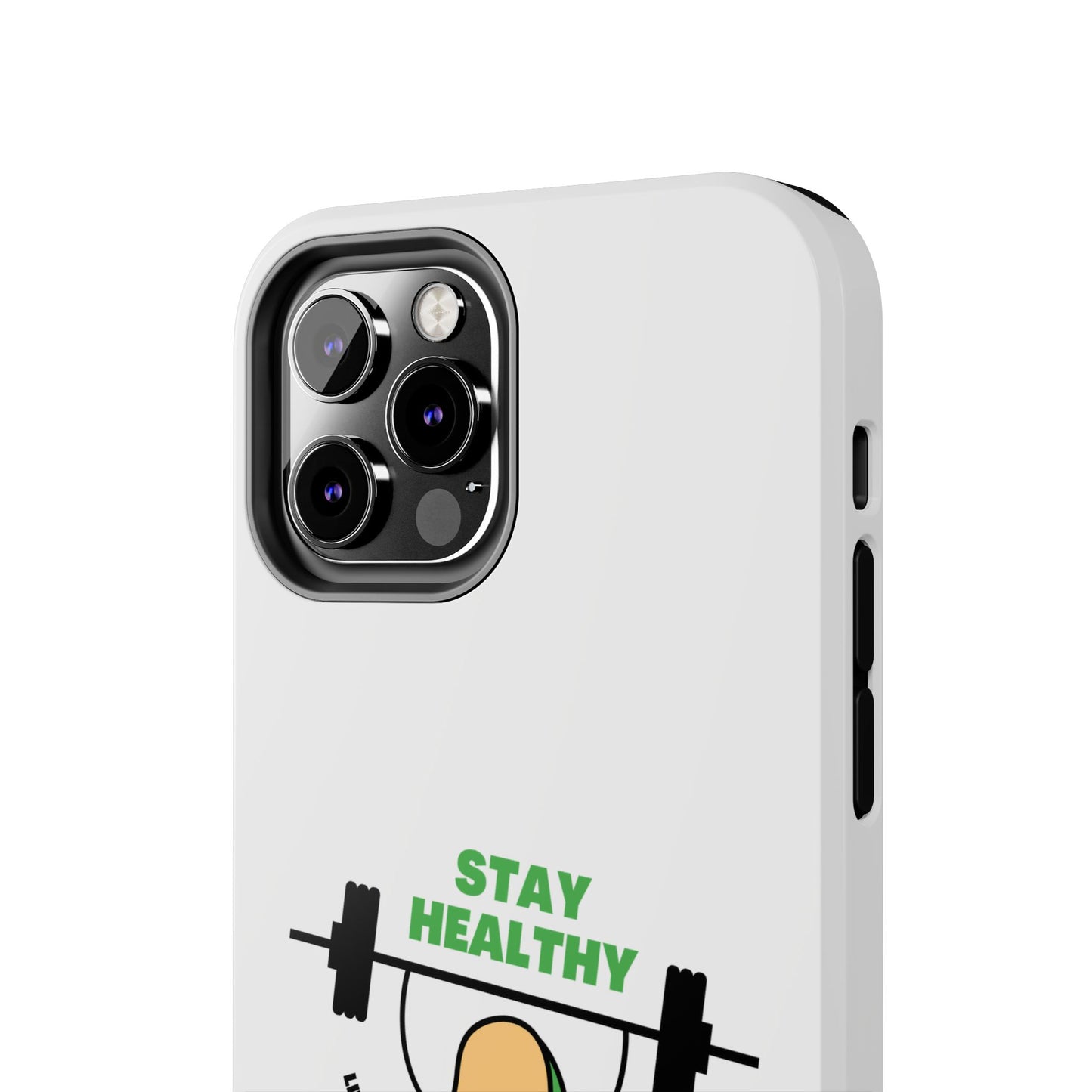 Stay Healthy Avocado - Tough iPhone Cases - Choose your Size