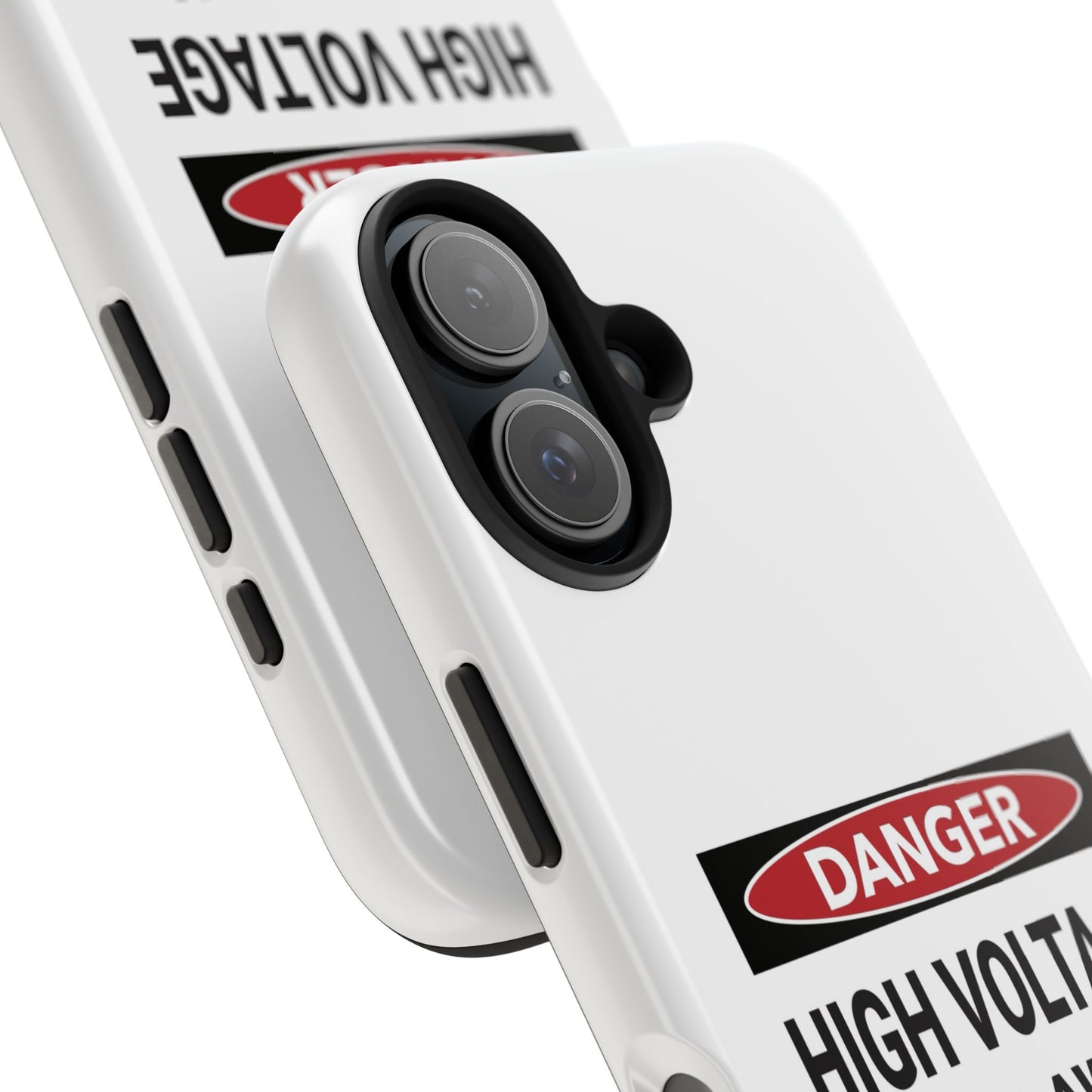 Danger High Voltage Keep Away - Tough iPhone Cases - Choose your Size