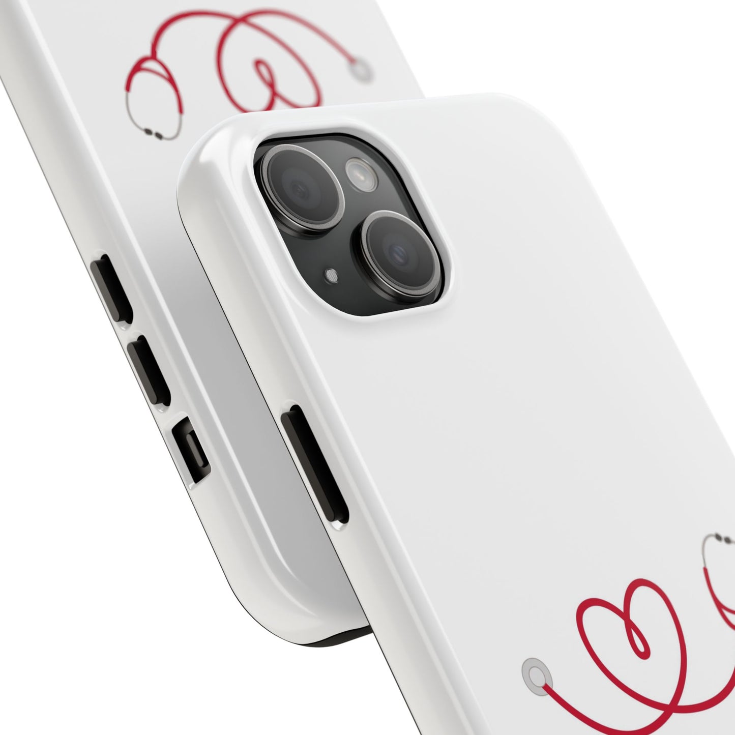 Stethoscope Heart - Tough iPhone Cases - Choose your Size