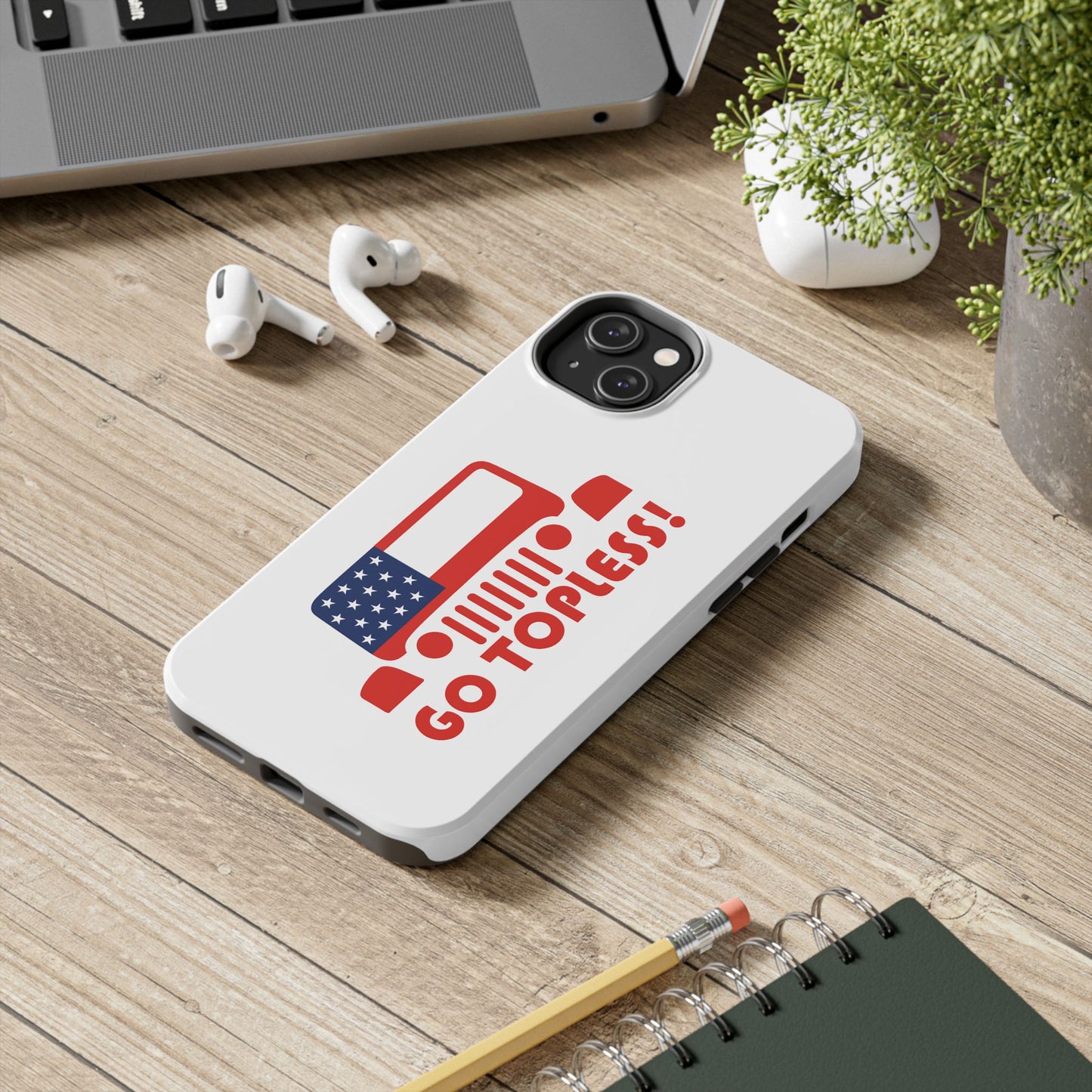 GO TOPLESS - Tough iPhone Cases - Choose your Size