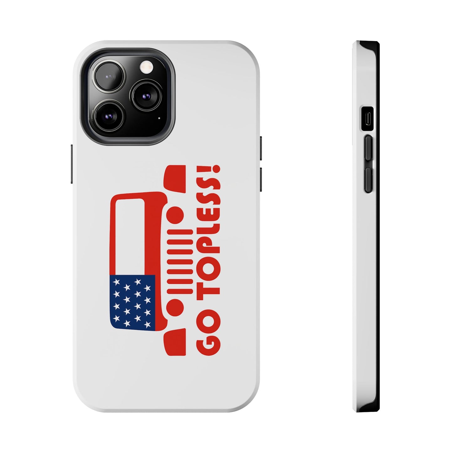 GO TOPLESS - Tough iPhone Cases - Choose your Size