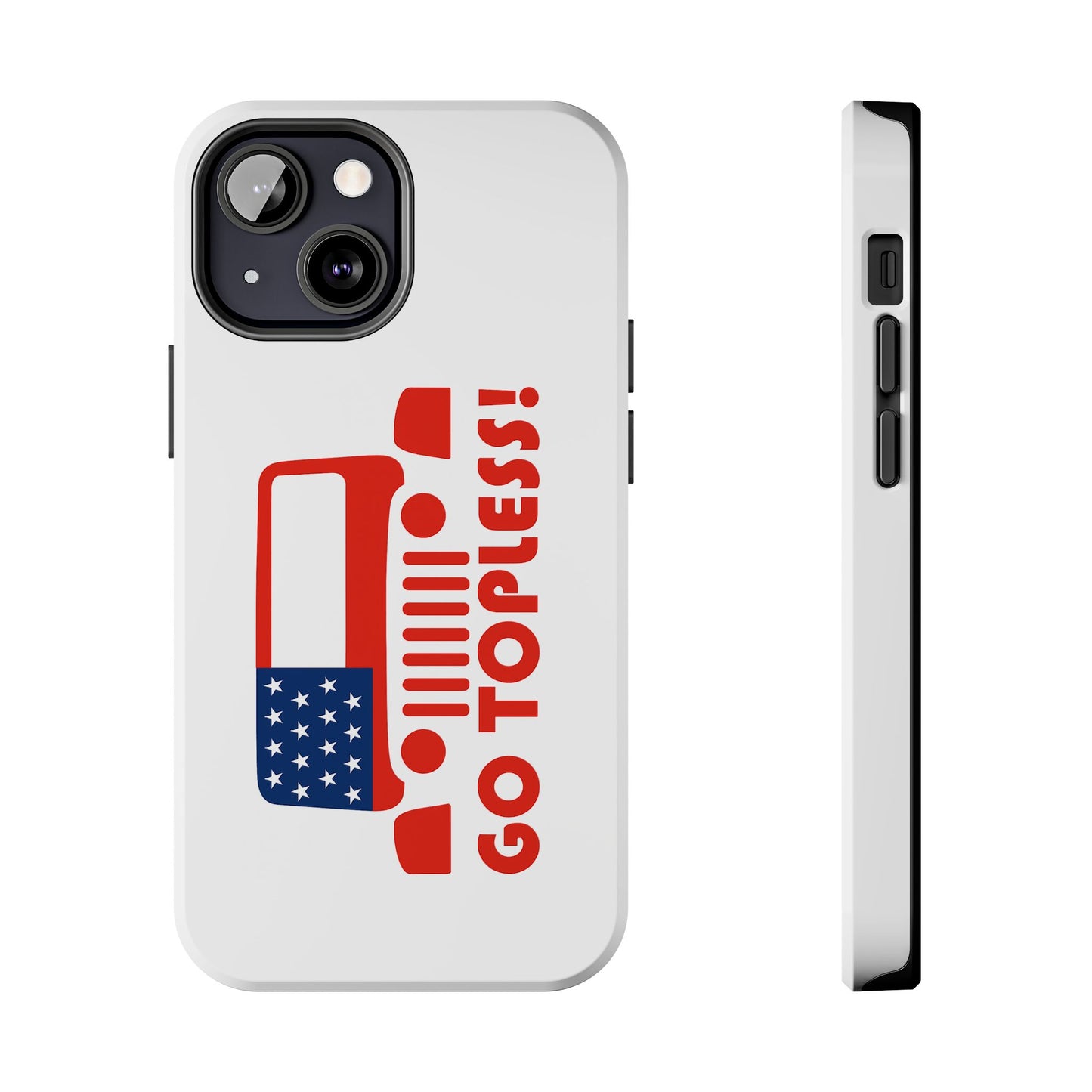 GO TOPLESS - Tough iPhone Cases - Choose your Size