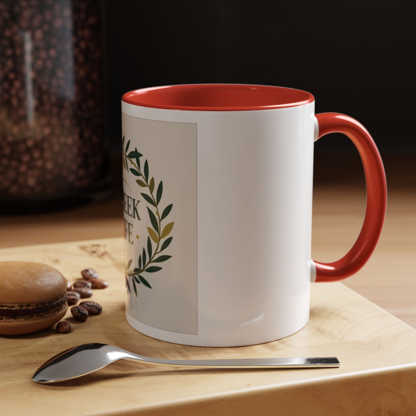 Greek Life Accent Coffee Mug | Perfect for Sororities, College Gifts, Friends, Graduations, Home Decor