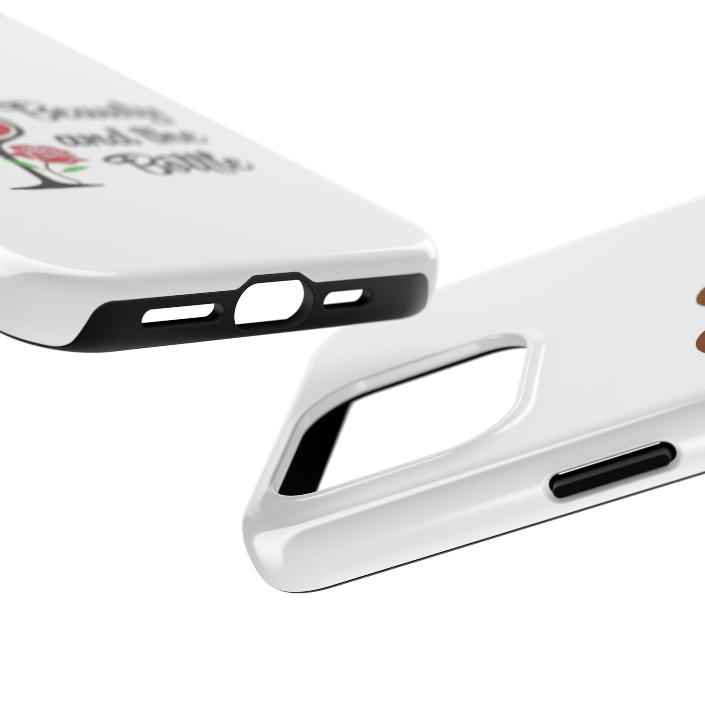 Beauty and the Bottle - Tough iPhone Cases - Choose your Size