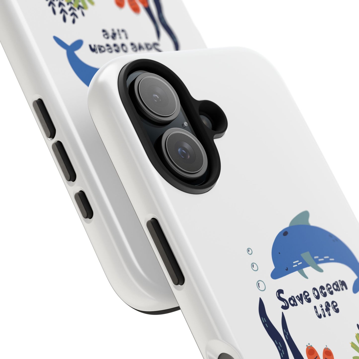 Save Ocean Life - Tough iPhone Cases - Choose your Size