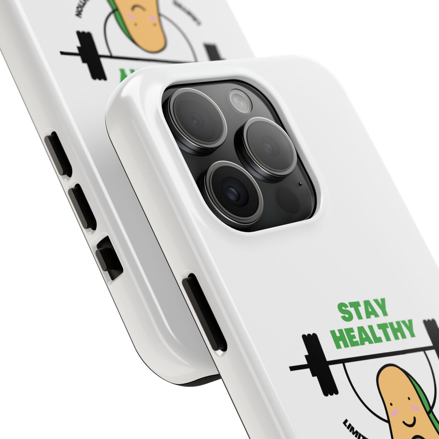 Stay Healthy Avocado - Tough iPhone Cases - Choose your Size