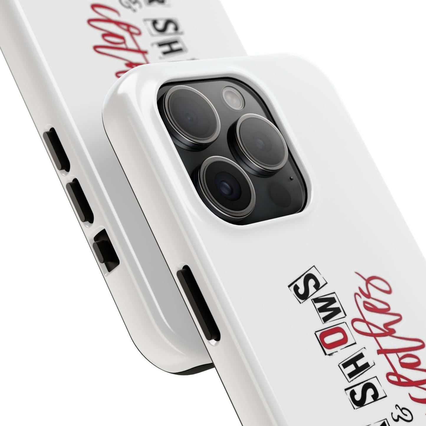 MURDER SHOWS & comfy clothes - Tough iPhone Cases - Choose your Size