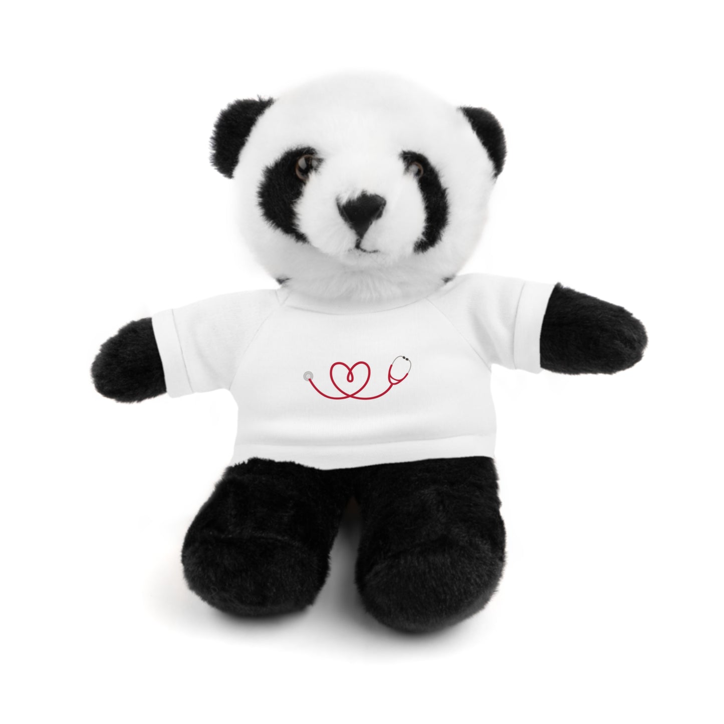 Adorable Stethoscope Heart - Stuffed Animal, Gift for Nurses, Cuddle Toy, Cute Plush Bear, Nurse Appreciation