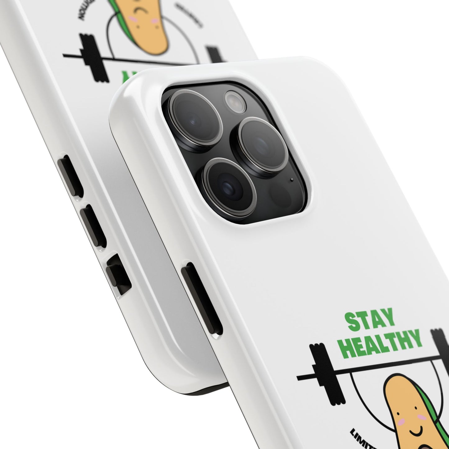 Stay Healthy Avocado - Tough iPhone Cases - Choose your Size