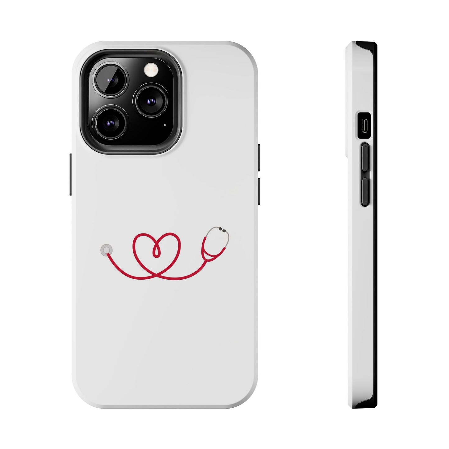 Stethoscope Heart - Tough iPhone Cases - Choose your Size