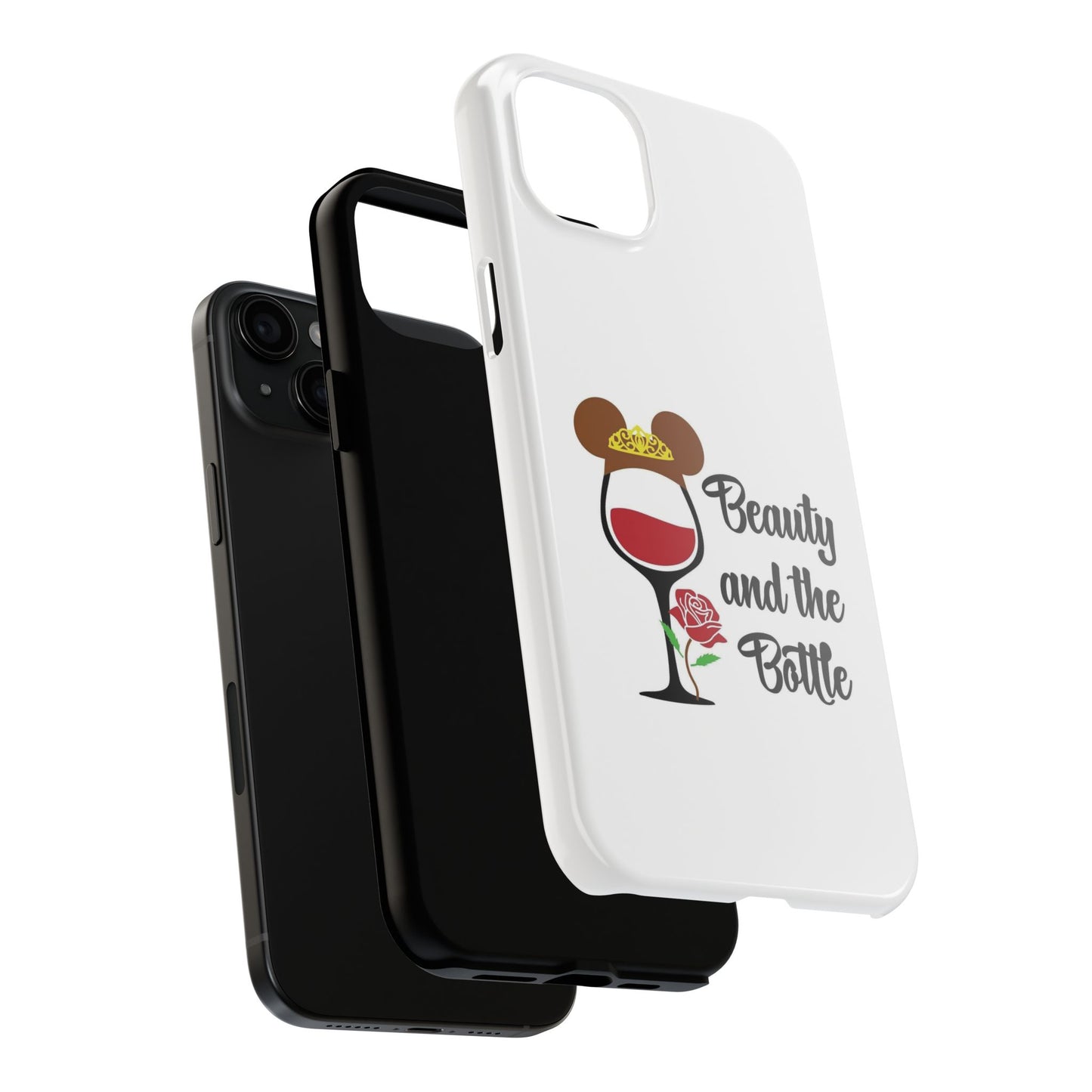 Beauty and the Bottle - Tough iPhone Cases - Choose your Size