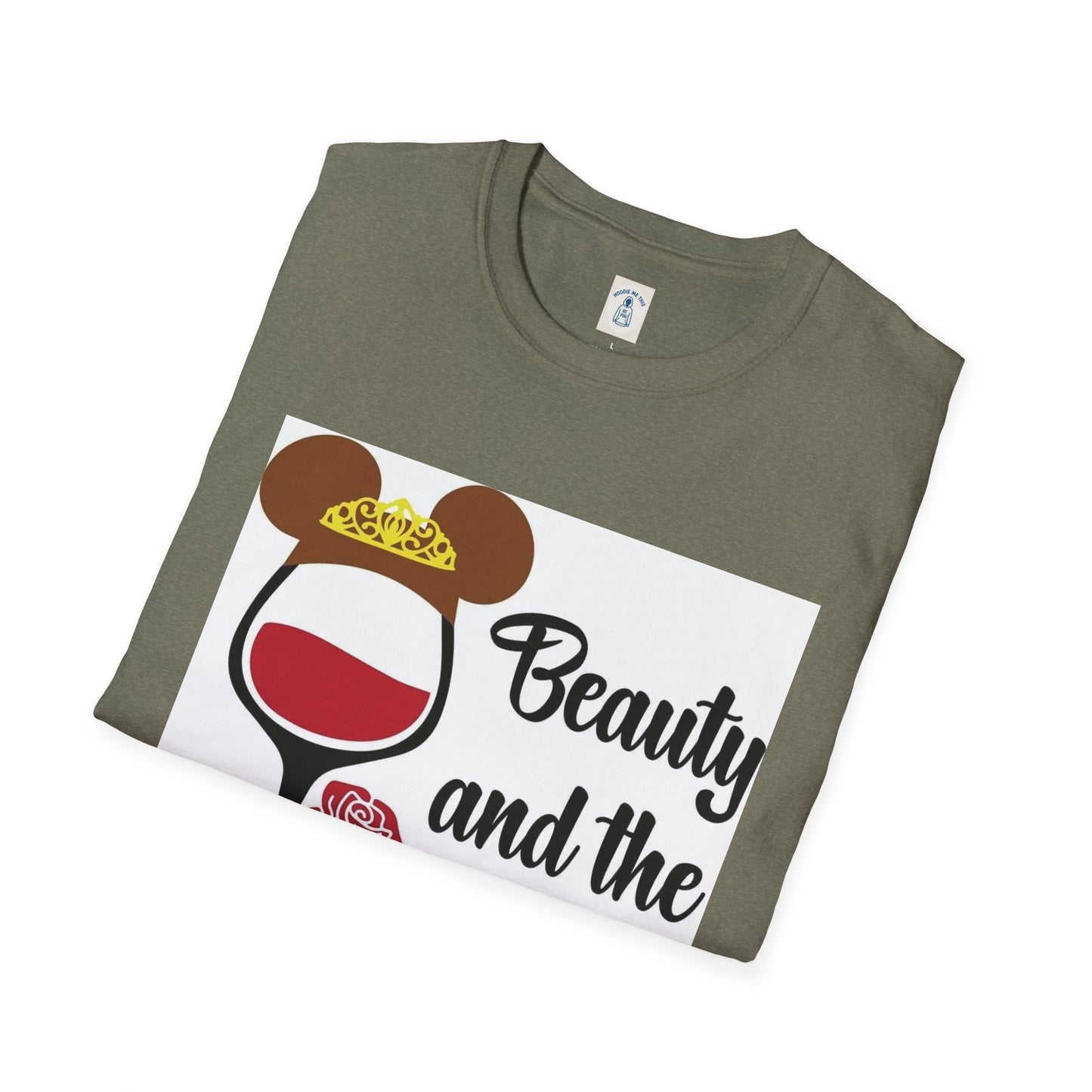 Beauty and the Bottle - Unisex Soft style T-Shirt