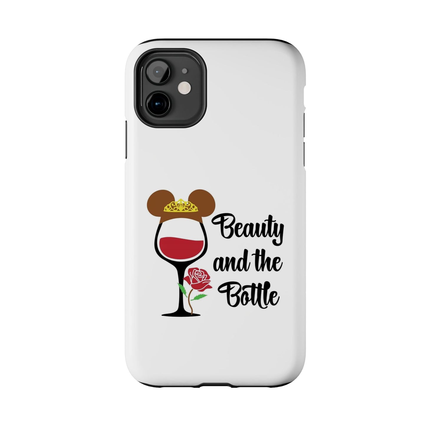 Beauty and the Bottle - Tough iPhone Cases - Choose your Size