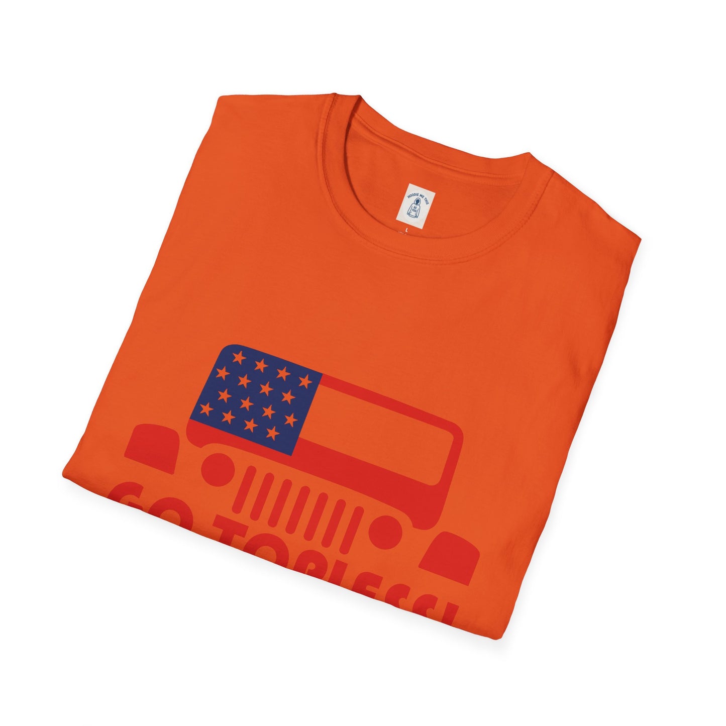 GO TOPLESS - Unisex Softstyle T-Shirt
