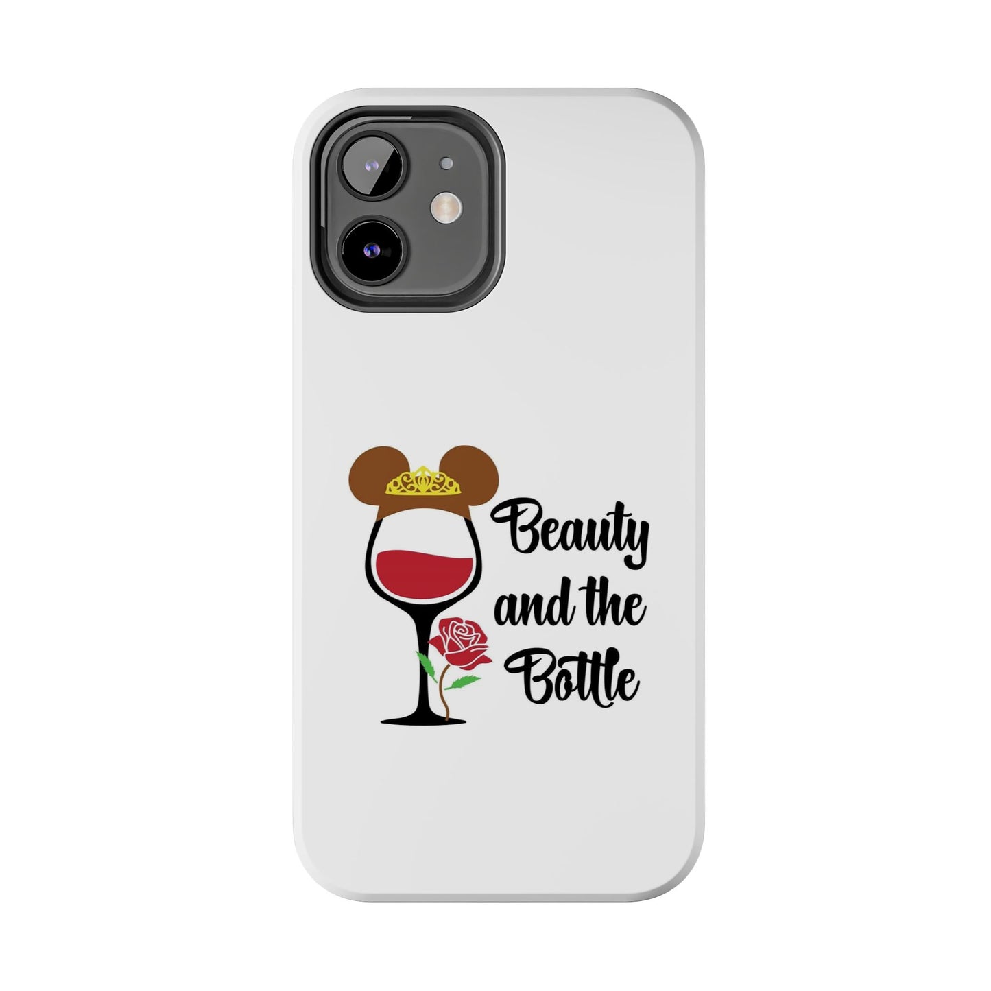 Beauty and the Bottle - Tough iPhone Cases - Choose your Size