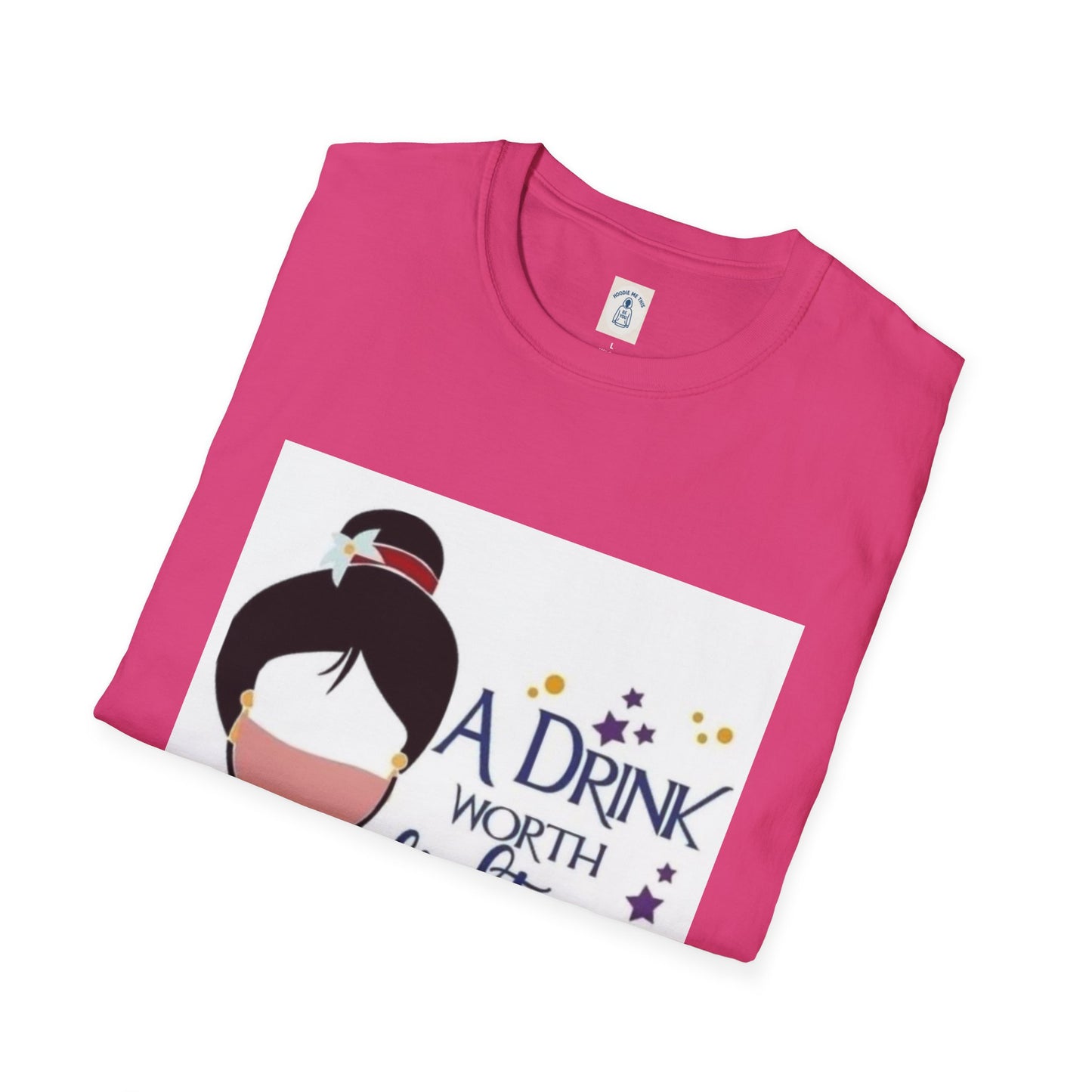 A Drink Worth Fighting For - Unisex Softstyle T-Shirt