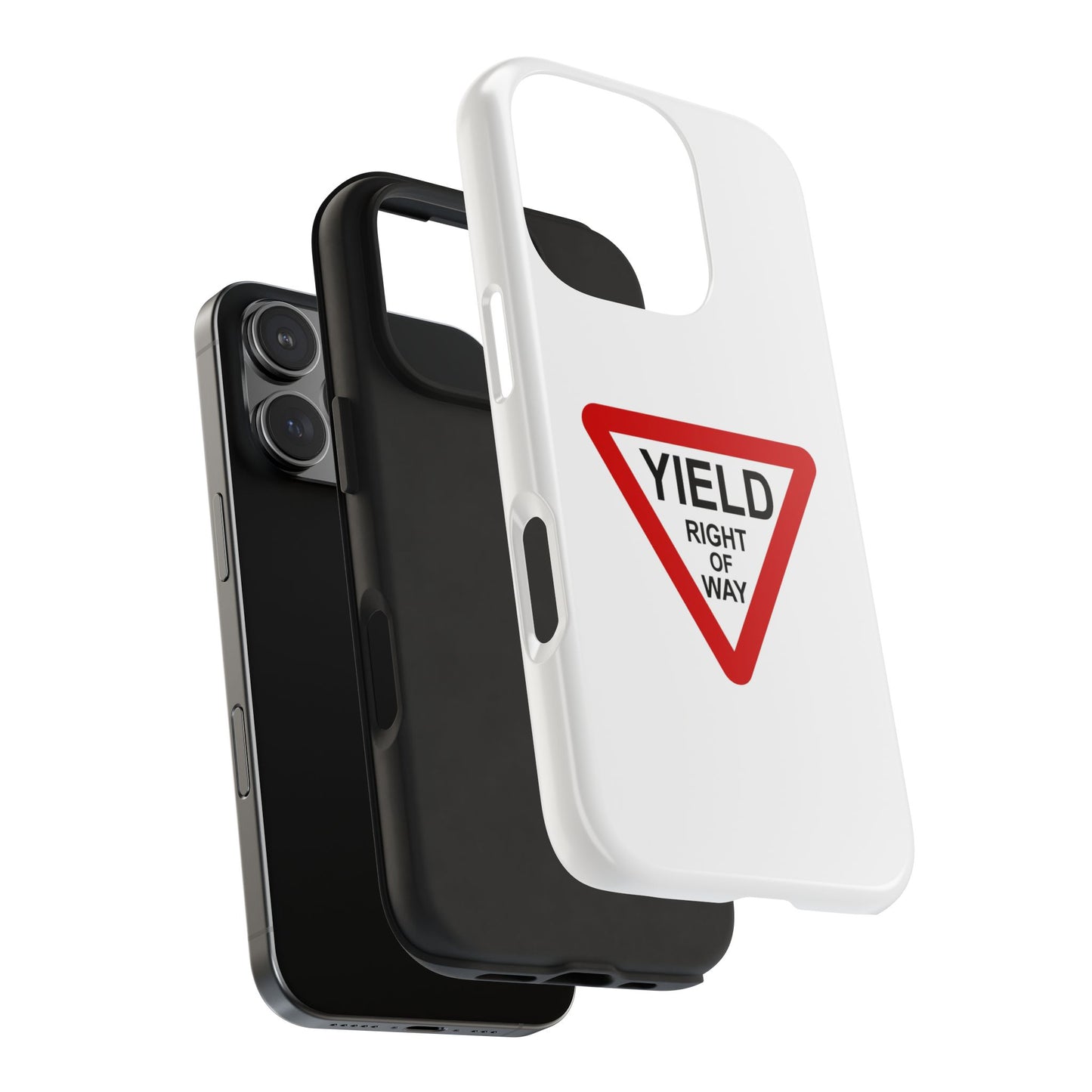YIELD Right of Way - Tough iPhone Cases - Choose your Size