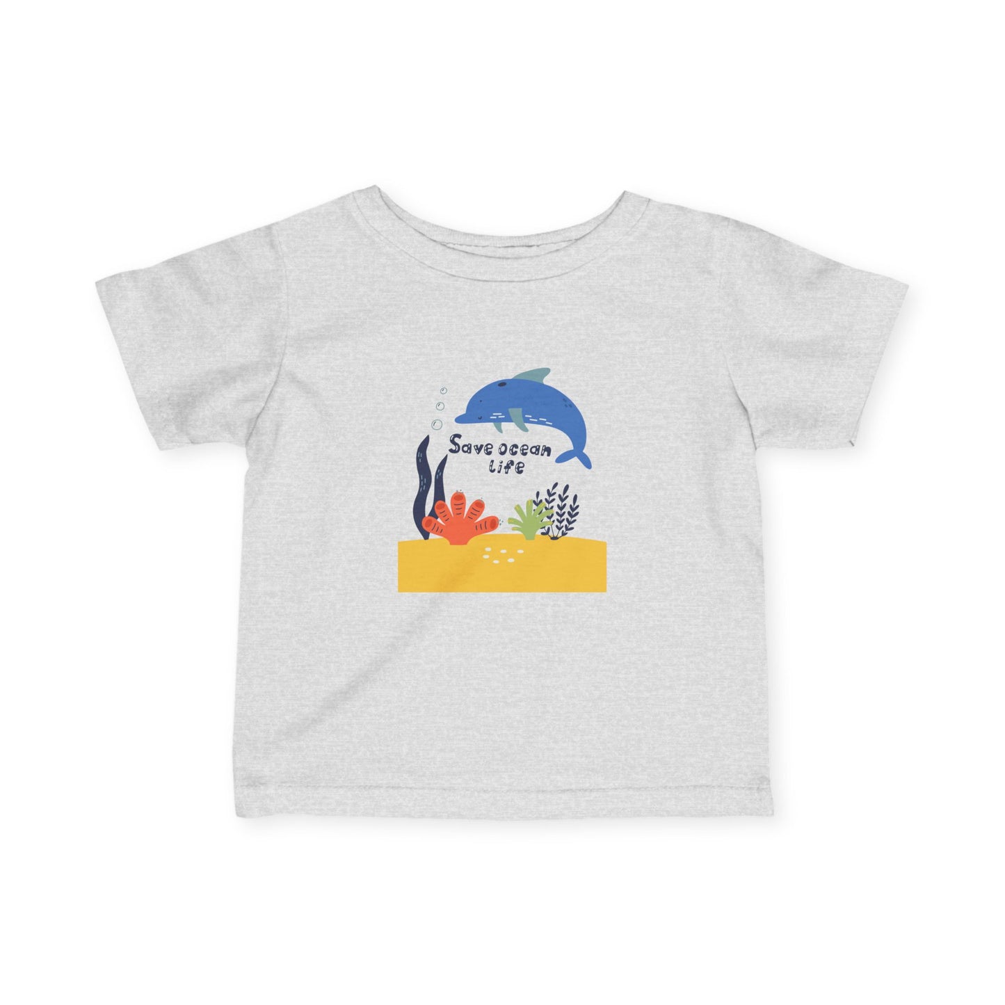 Save Ocean Life - Infant Tee, Cute Baby Shirt, Toddler Graphics, Baby Shower Gift, Nursery Decor
